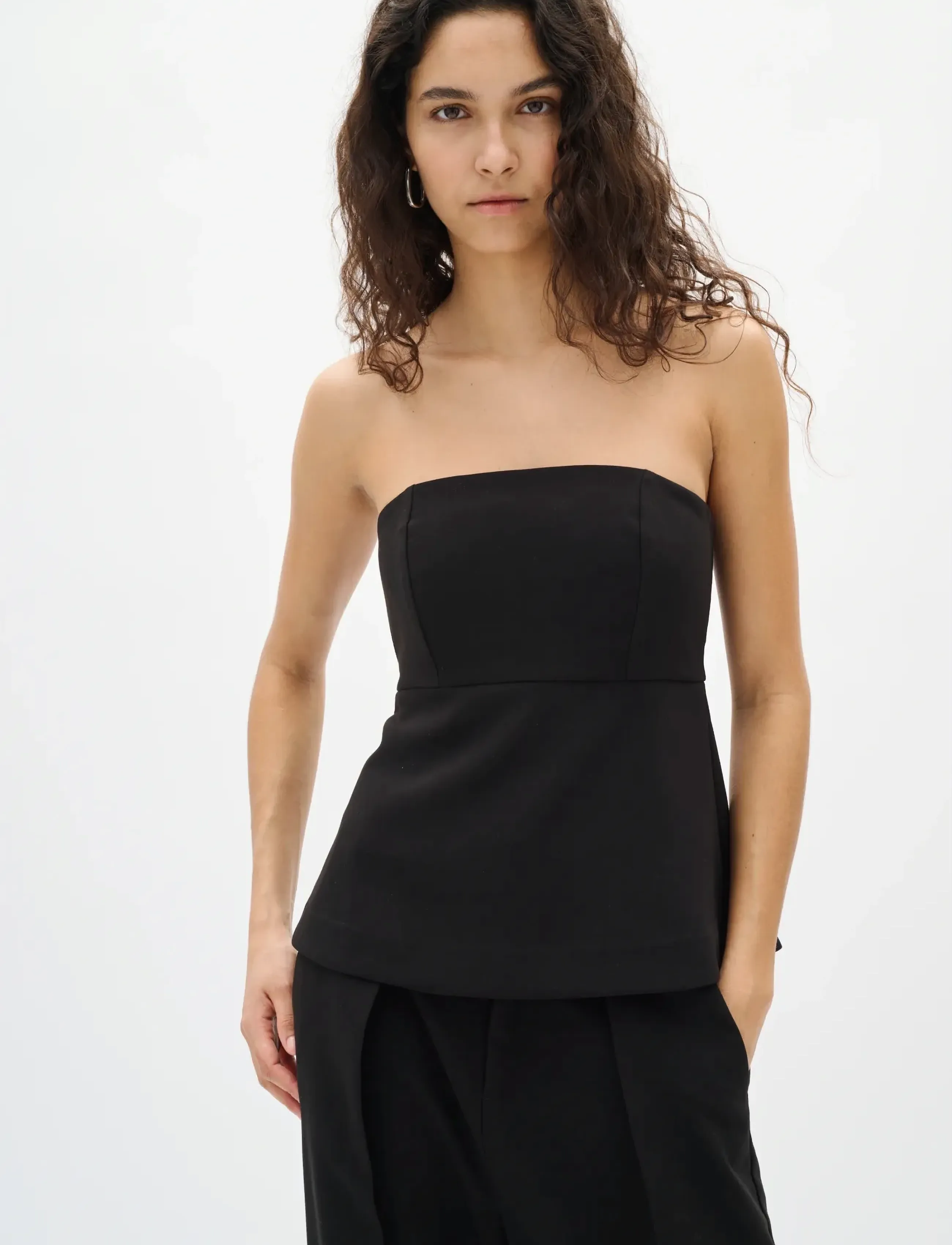 InWear ZOEHIW BARREL PANT - Angebote - BLACK / black