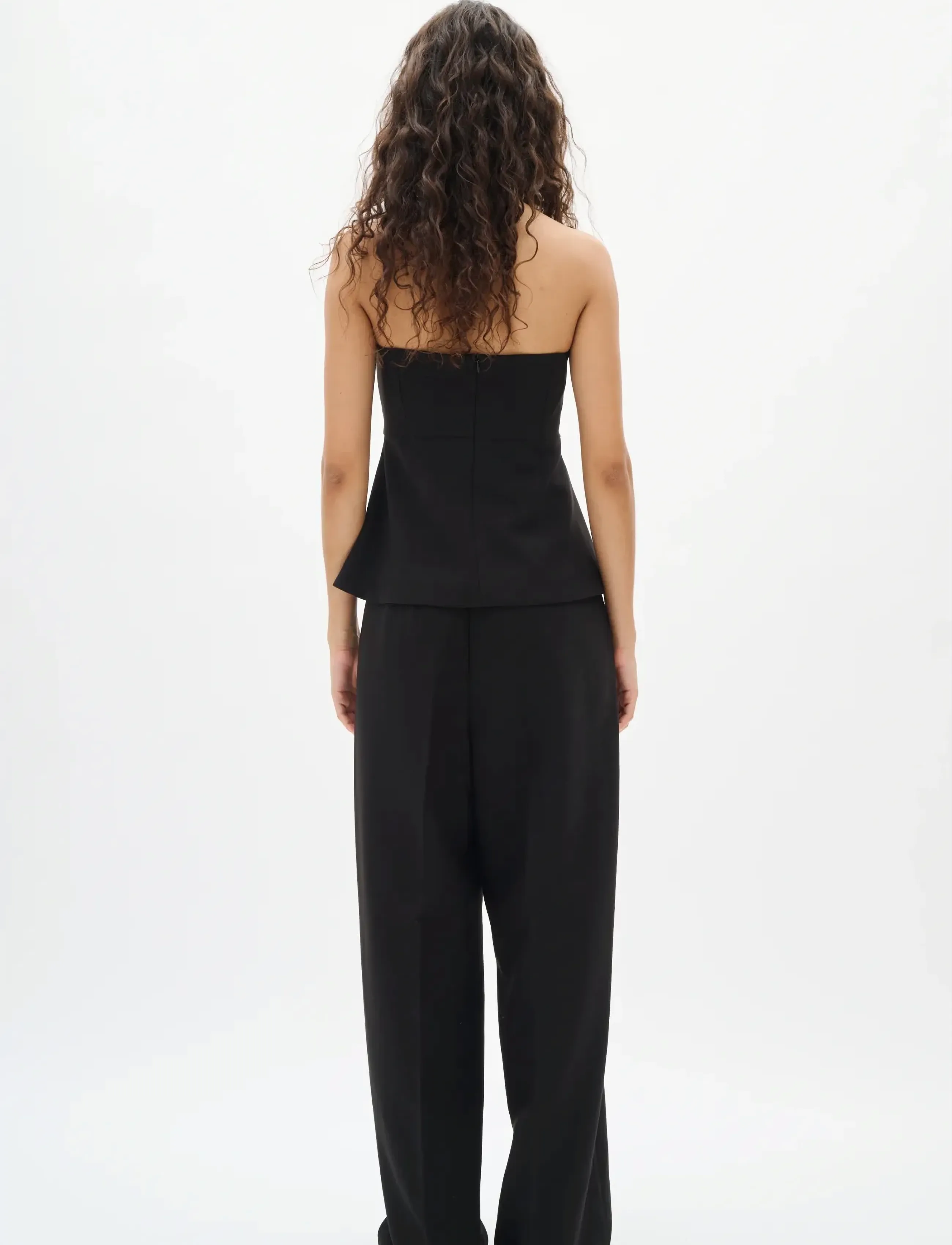 InWear - ZOEHIW BARREL PANT - barrel-bukser - black - 4