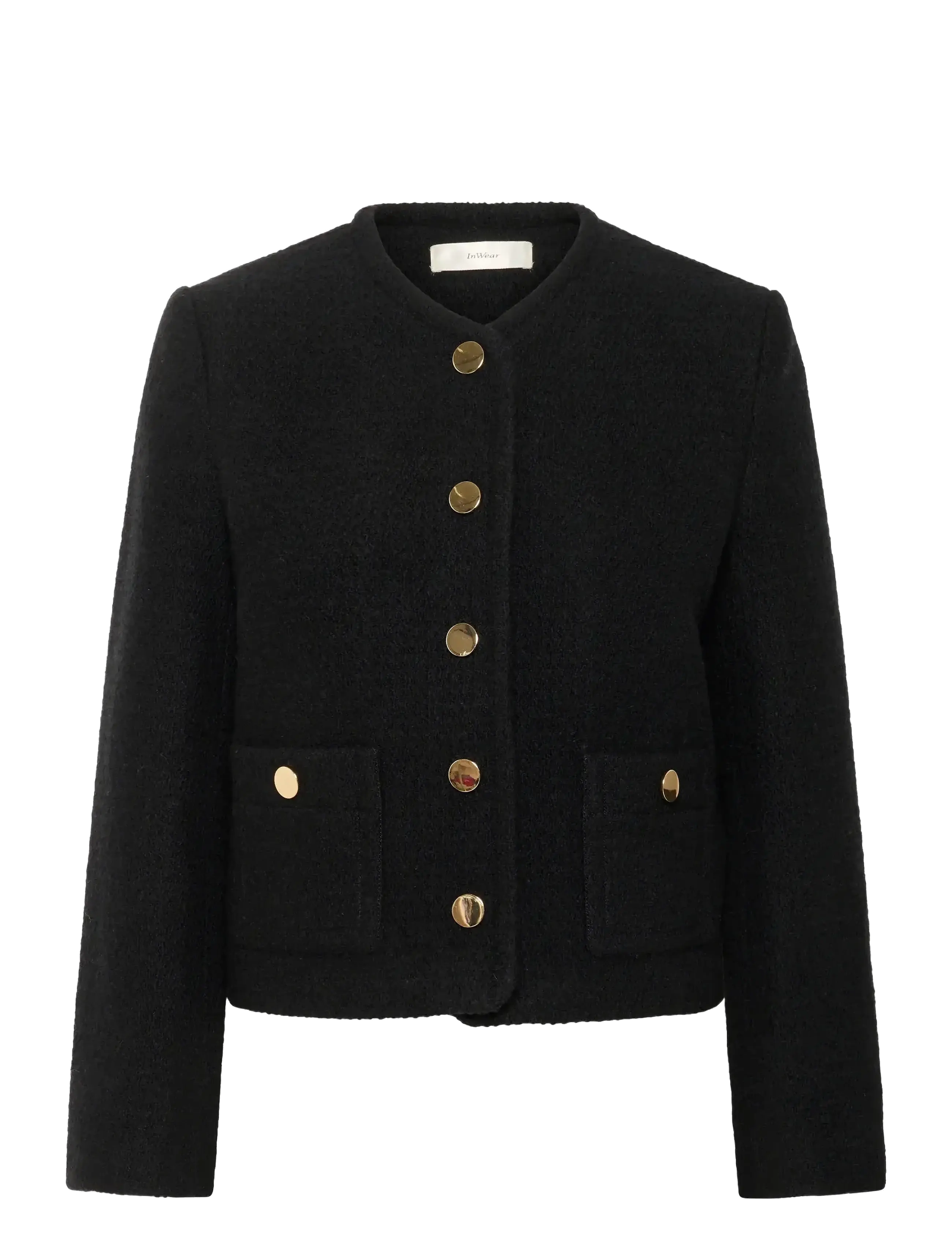 InWear ZEENIAIW JACKET - Cropped-Blazer - BLACK / black