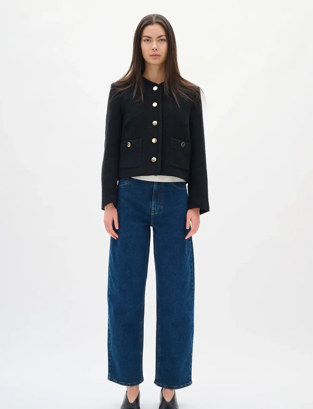 InWear - ZEENIAIW JACKET - cropped-blazer - black - 3