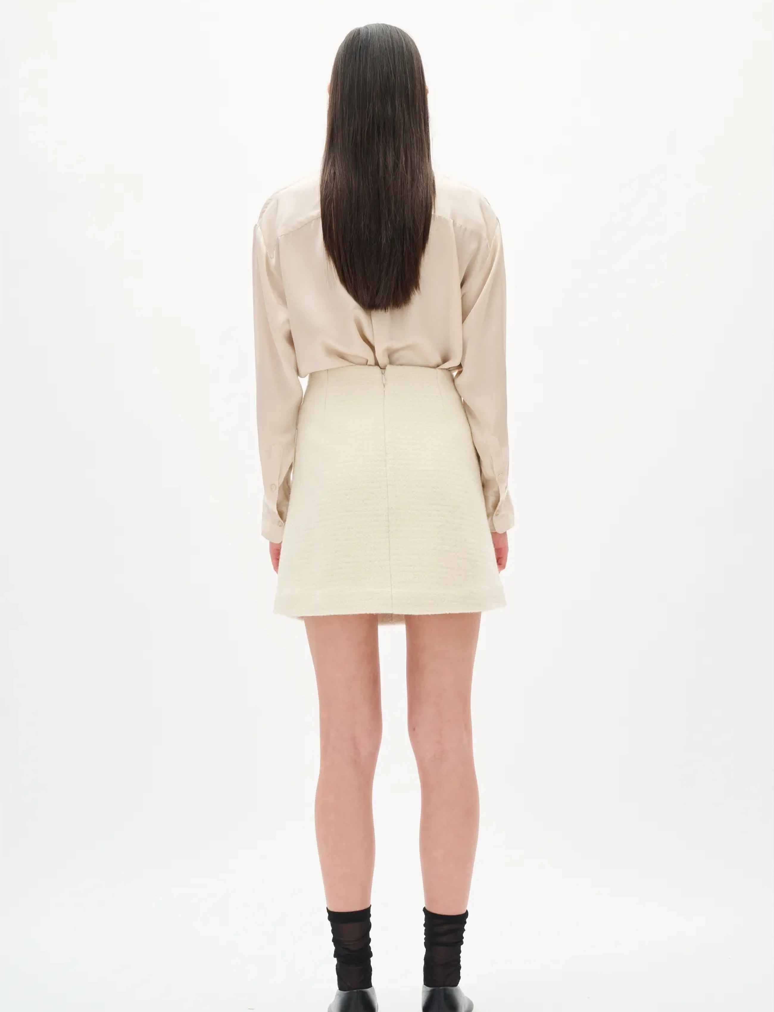 InWear - ZEENIAIW SKIRT - korte nederdele - whisper white - 4
