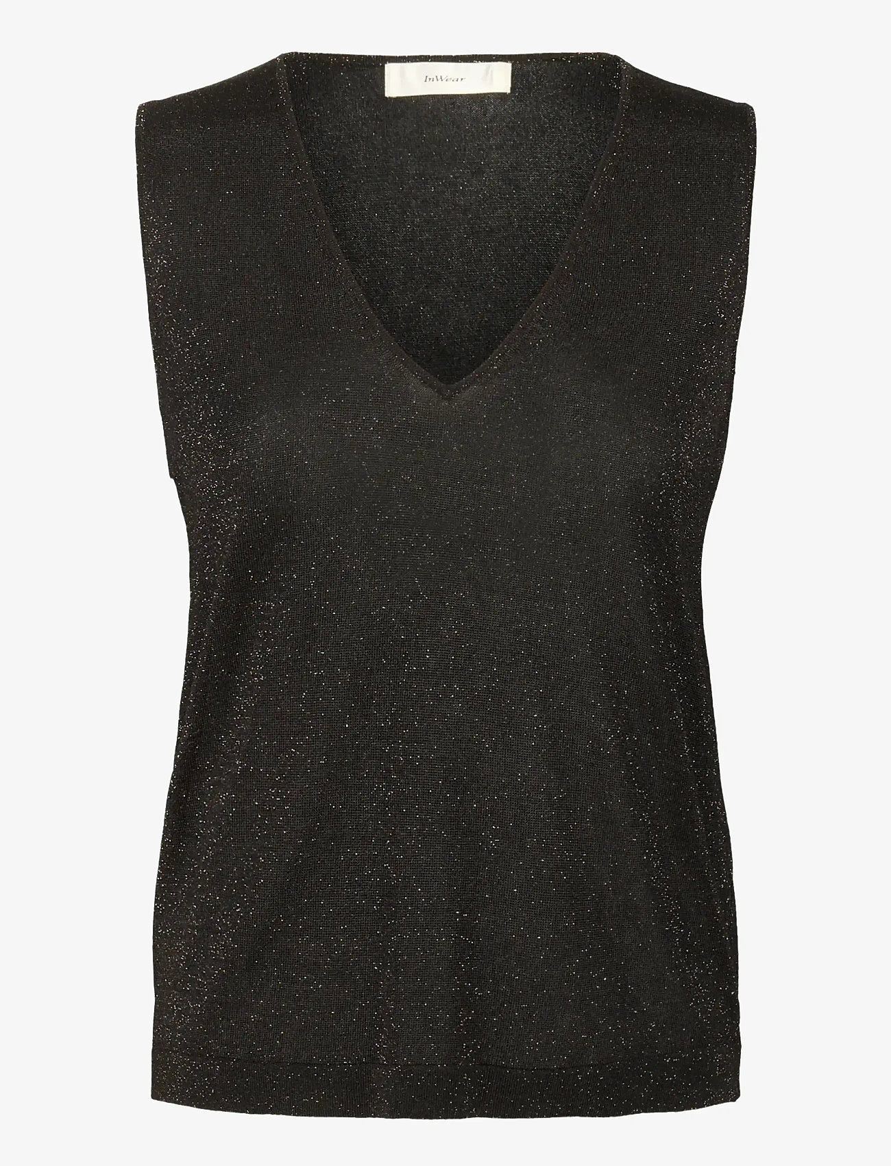 InWear - THANIIW TANK - linnen - black - 1