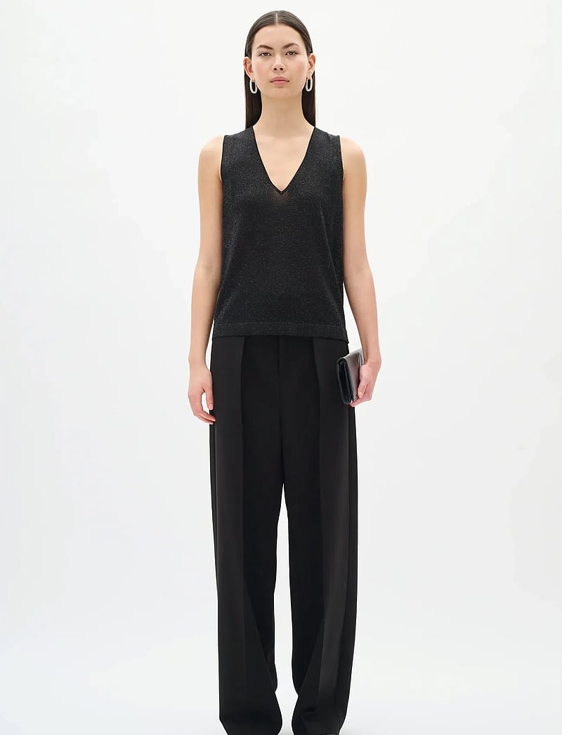 InWear - THANIIW TANK - linnen - black - 3