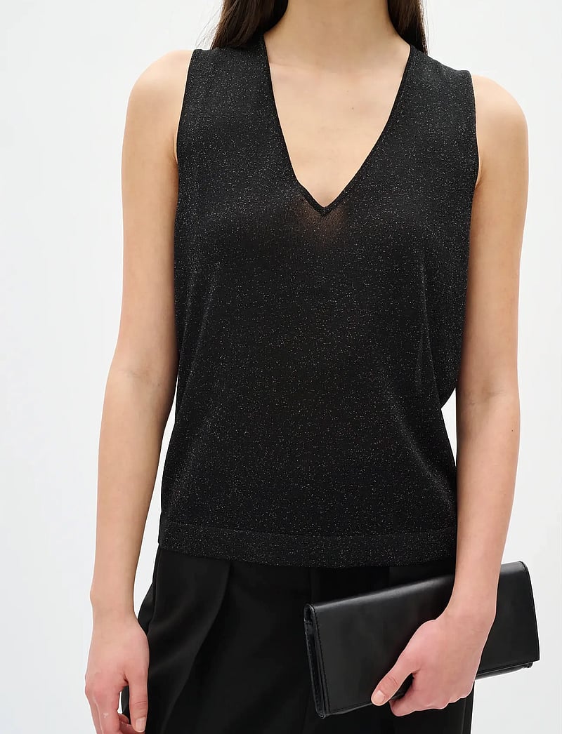 InWear - THANIIW TANK - linnen - black - 5