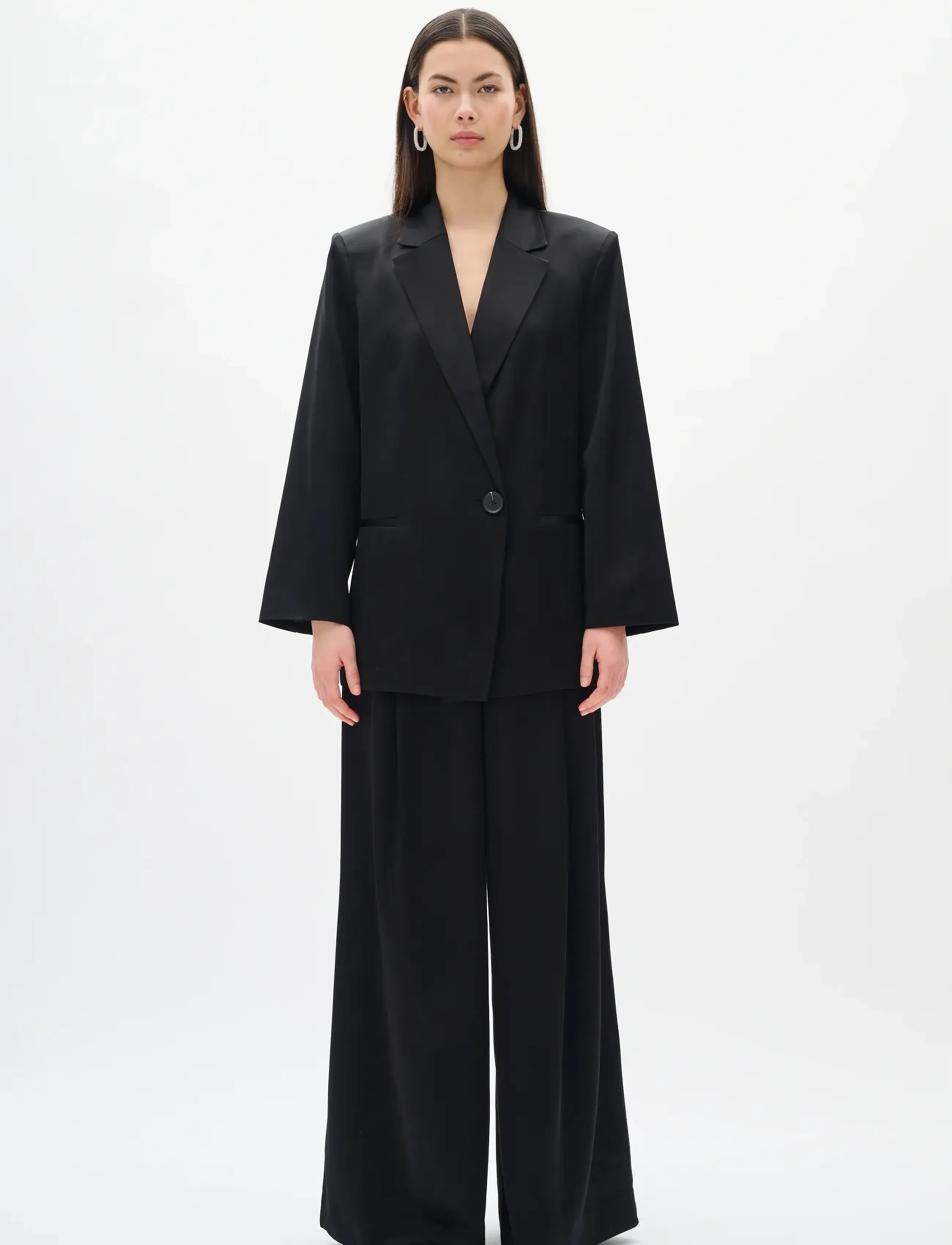 InWear - ZUMAHIW BLAZER - Žaketes ar vienrindas pogājumu - black - 3