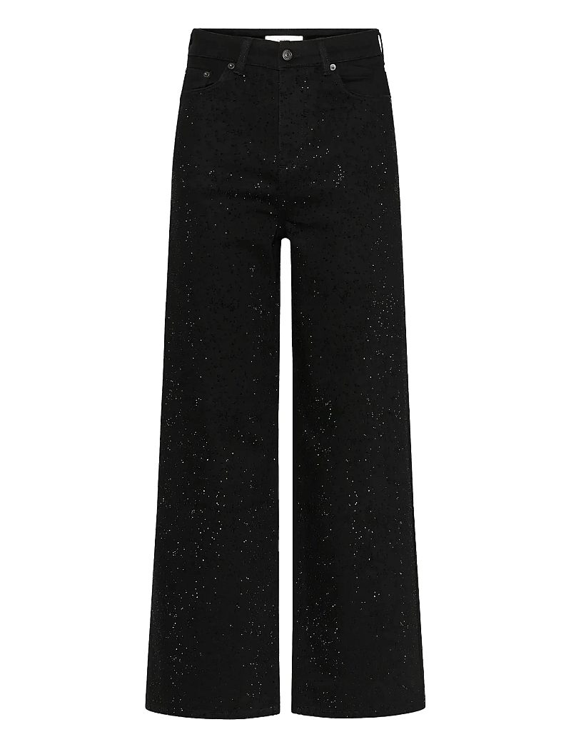 InWear - AALIAIW BACCA JEANS - brede jeans - black shattered stones - 2