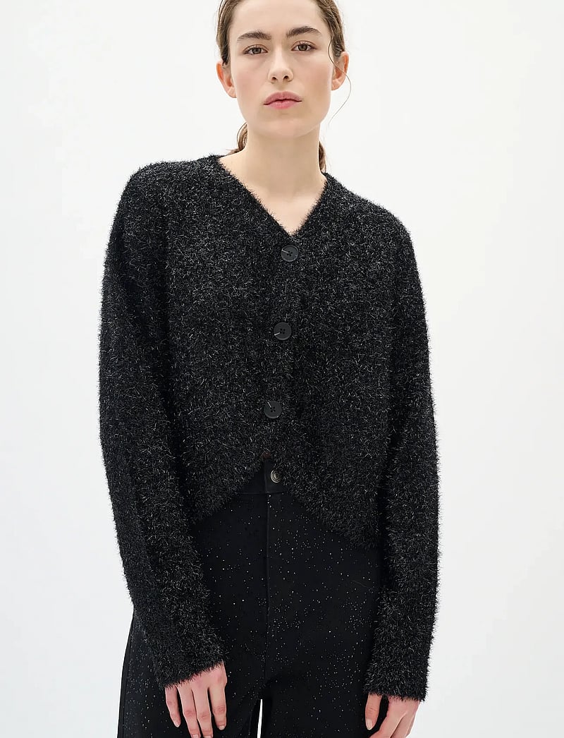 InWear - AALIAIW BACCA JEANS - brede jeans - black shattered stones - 0