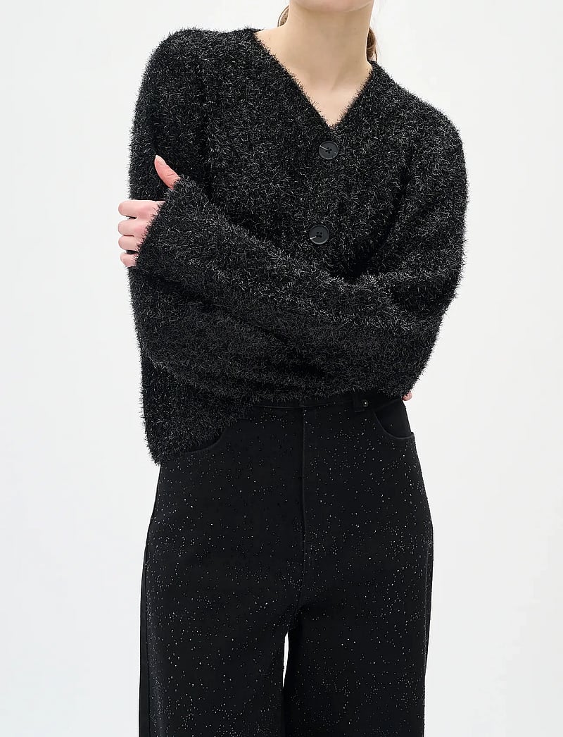 InWear - AALIAIW BACCA JEANS - brede jeans - black shattered stones - 5