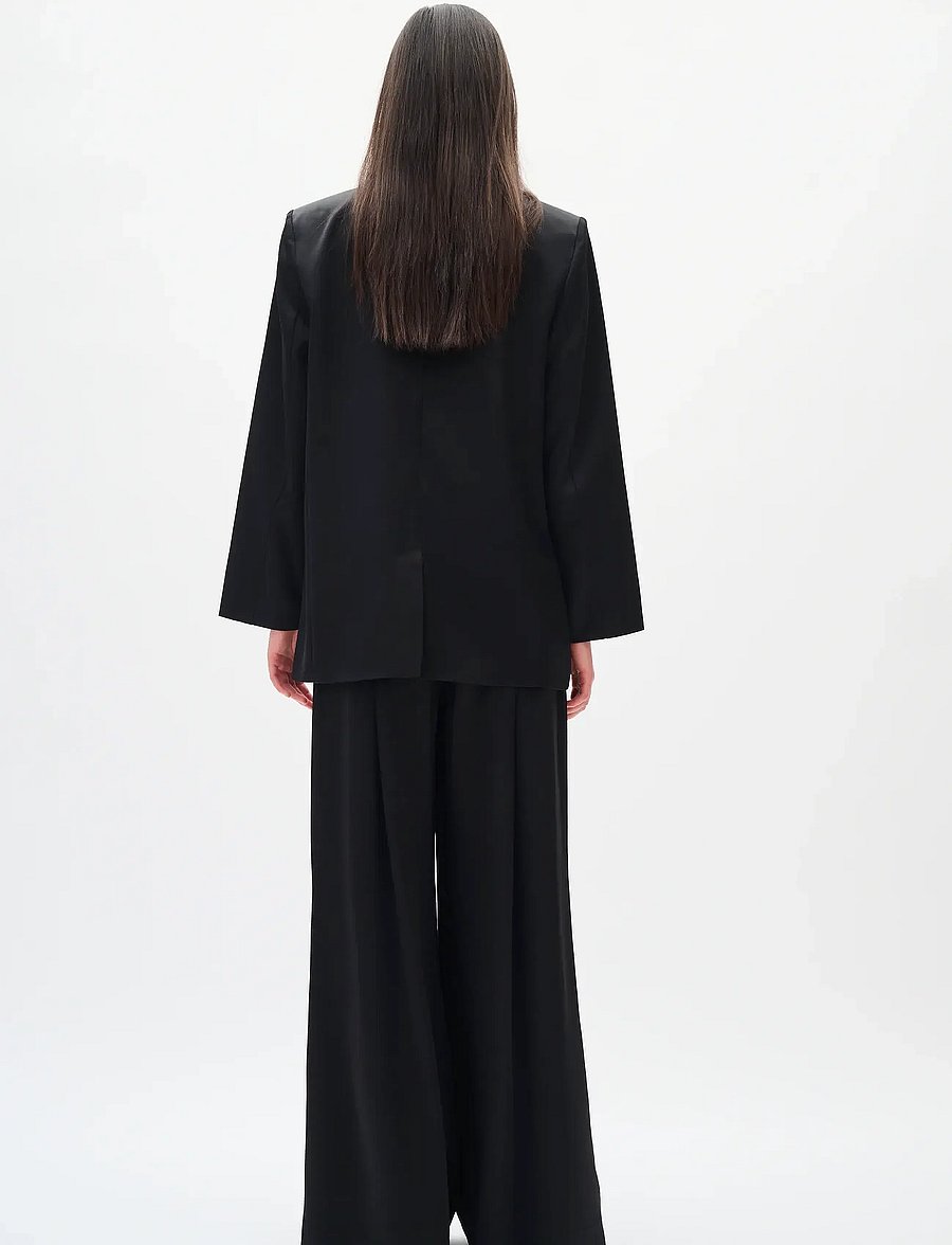 InWear - ZUMAHIW PANT - bukser med brede ben - black - 4
