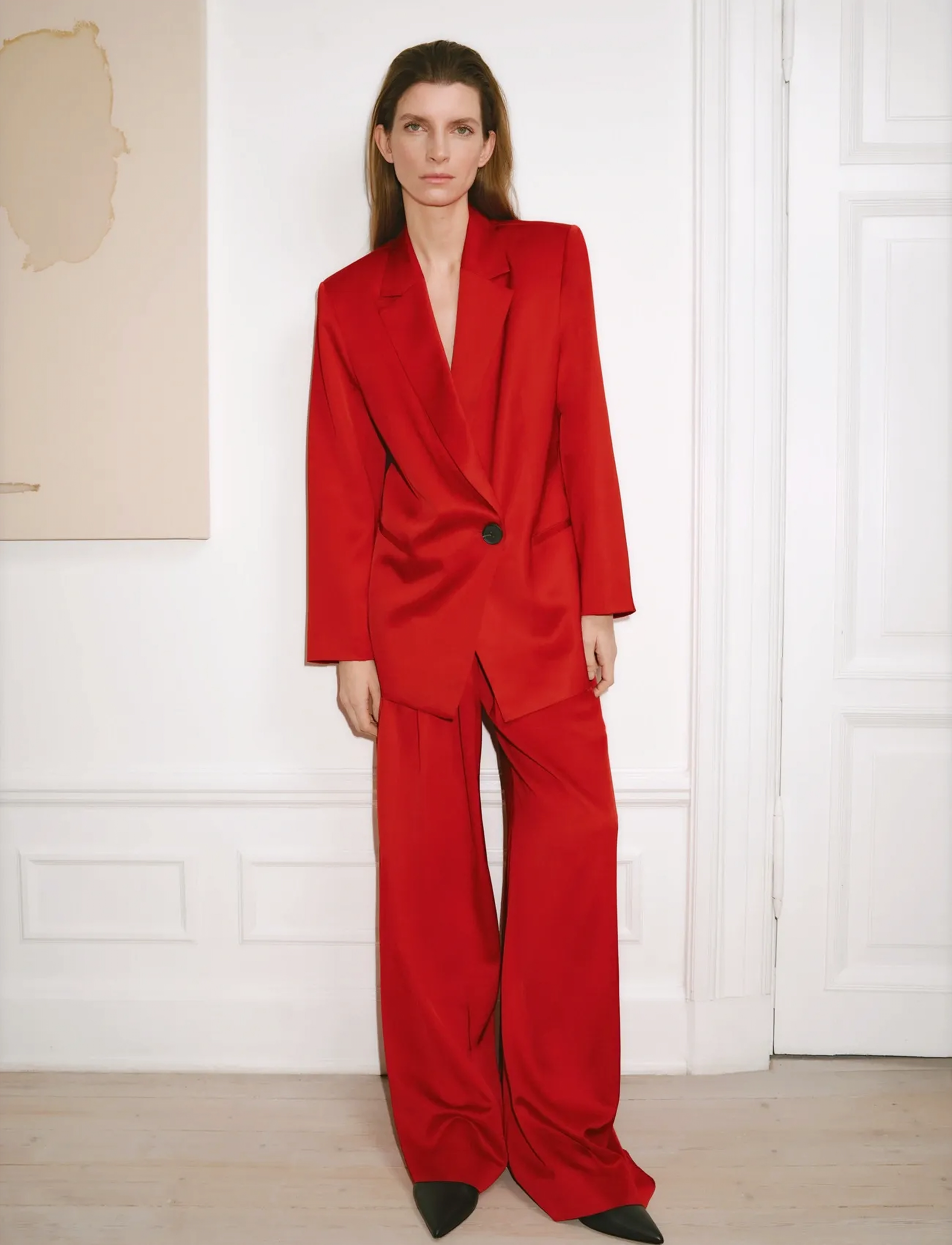 InWear Zumahiw Pant, 42, Red, Bukser > Brede Ben, Dame
