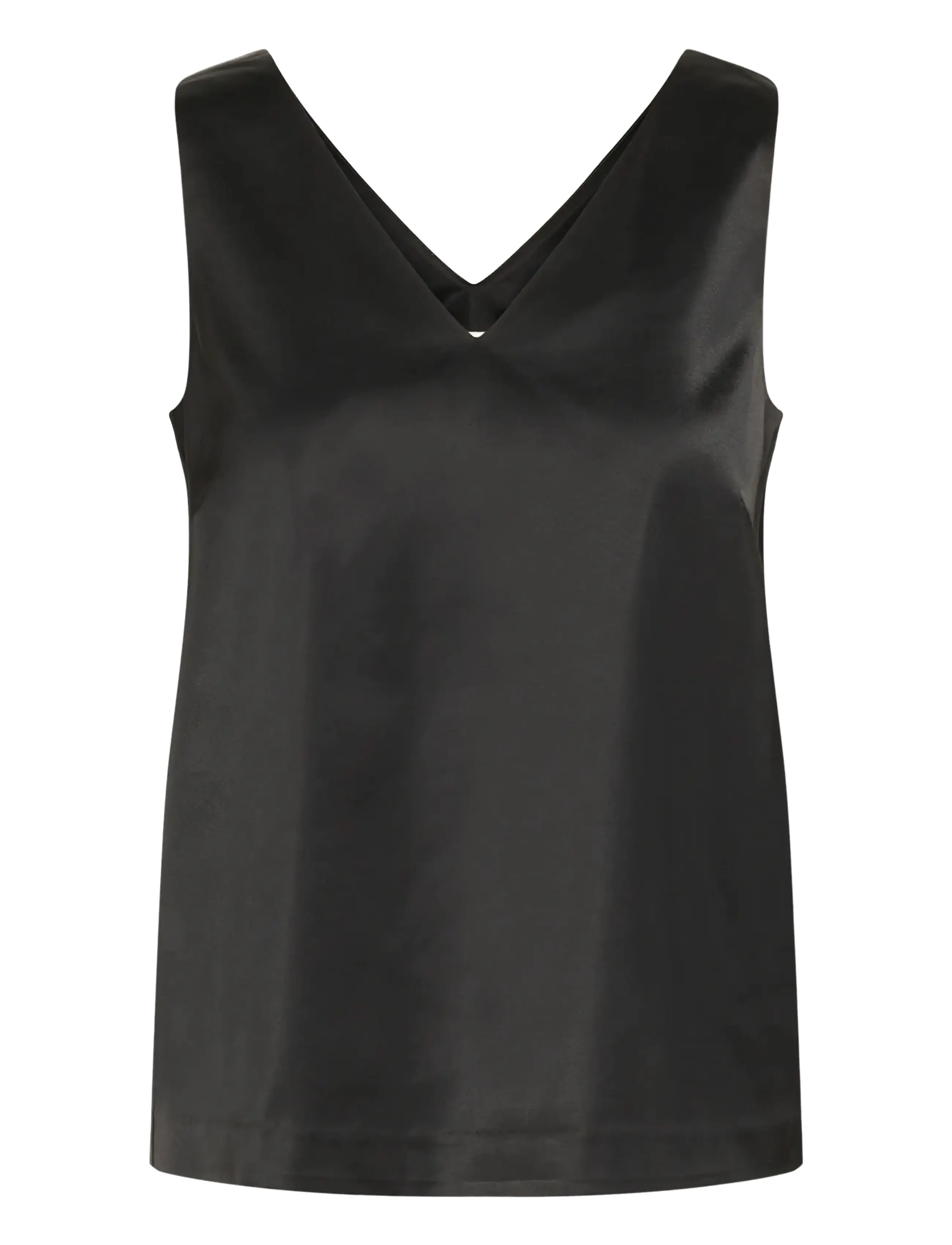 InWear Zilkyiw V Top, 38, Black, T-Shirts & Toppe > Uden Ærmer, Dame