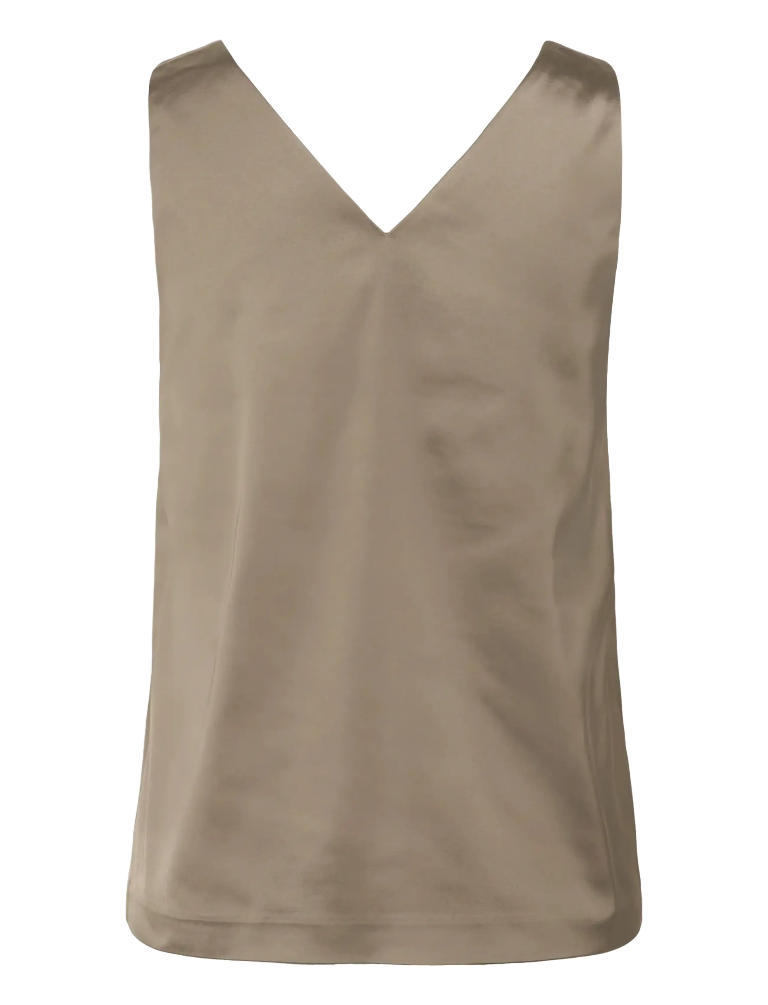 InWear - ZILKYIW V TOP - sleeveless tops - sandy grey - 2