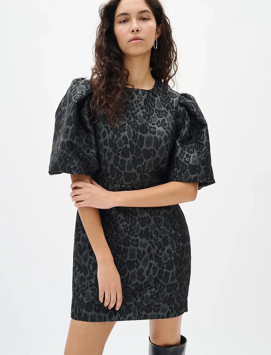 InWear - ZINAIW MINI DRESS - kurze kleider - black - 0