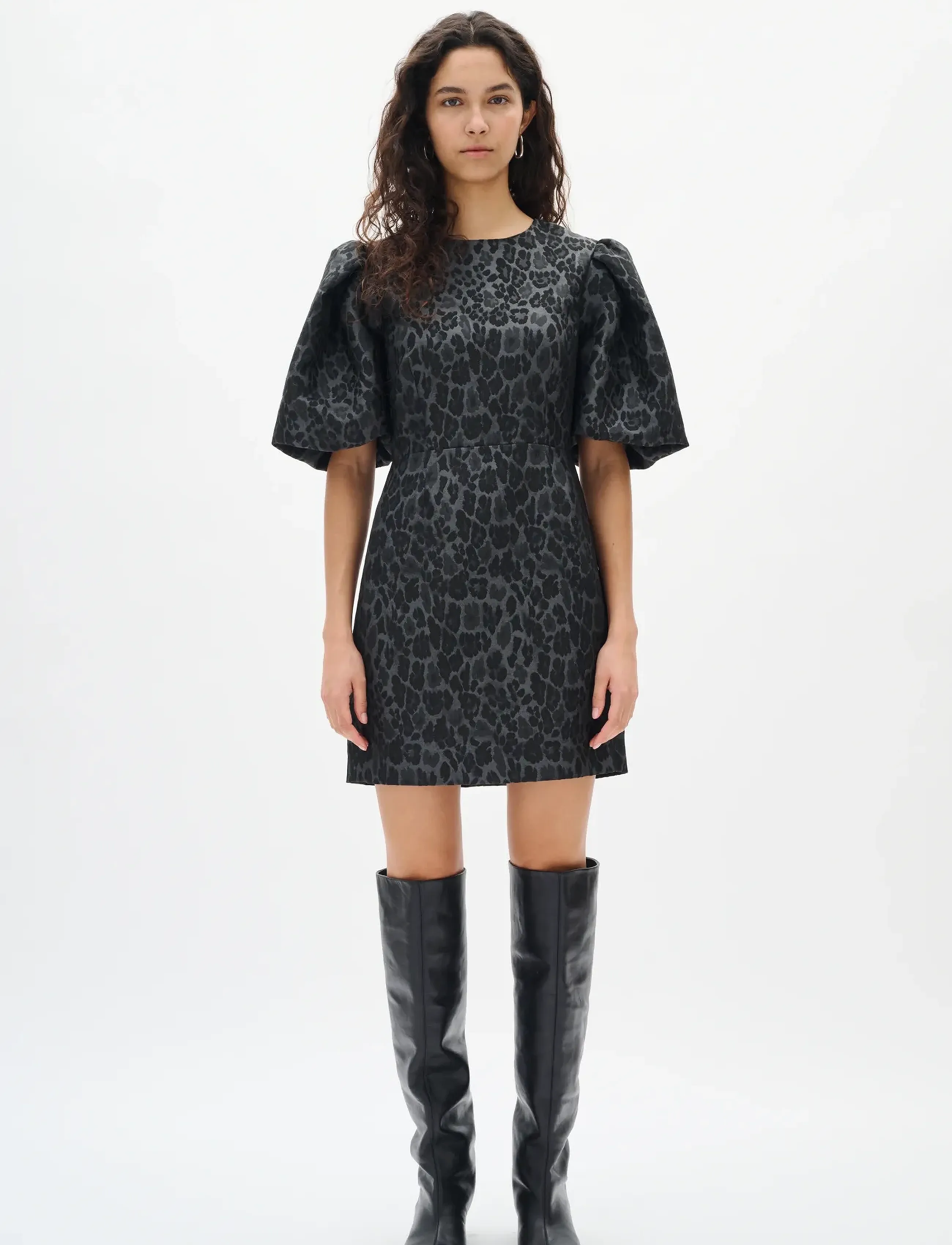 InWear - ZINAIW MINI DRESS - korta klänningar - black - 3