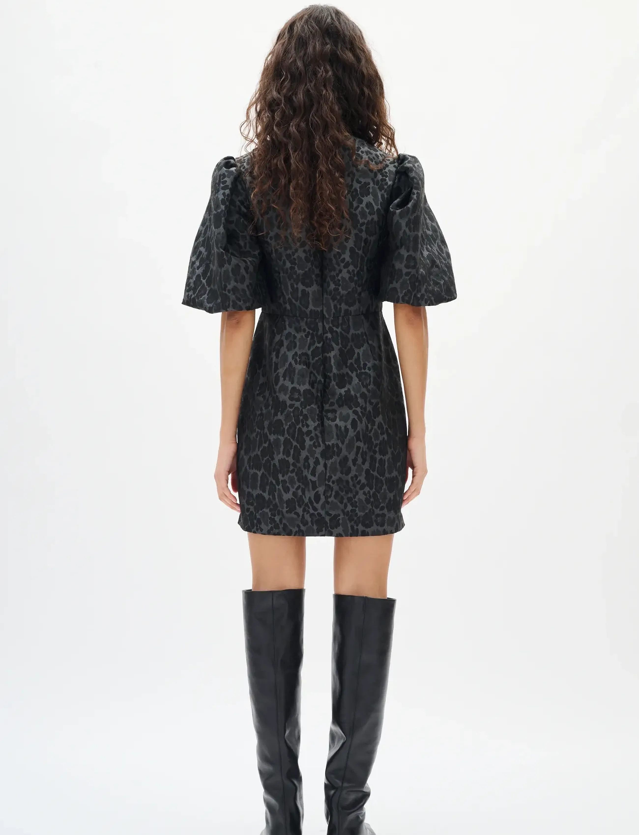 InWear - ZINAIW MINI DRESS - korta klänningar - black - 4
