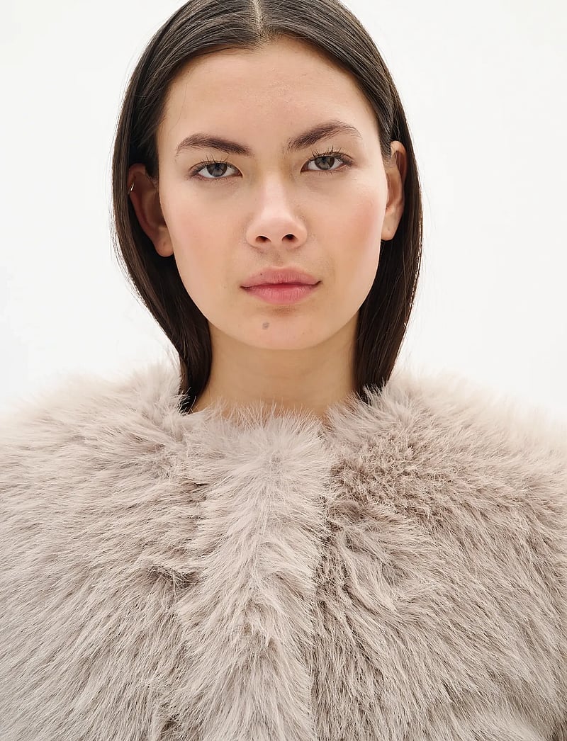 InWear - ZAZIAHIW JACKET - fuskpäls - clay - 5