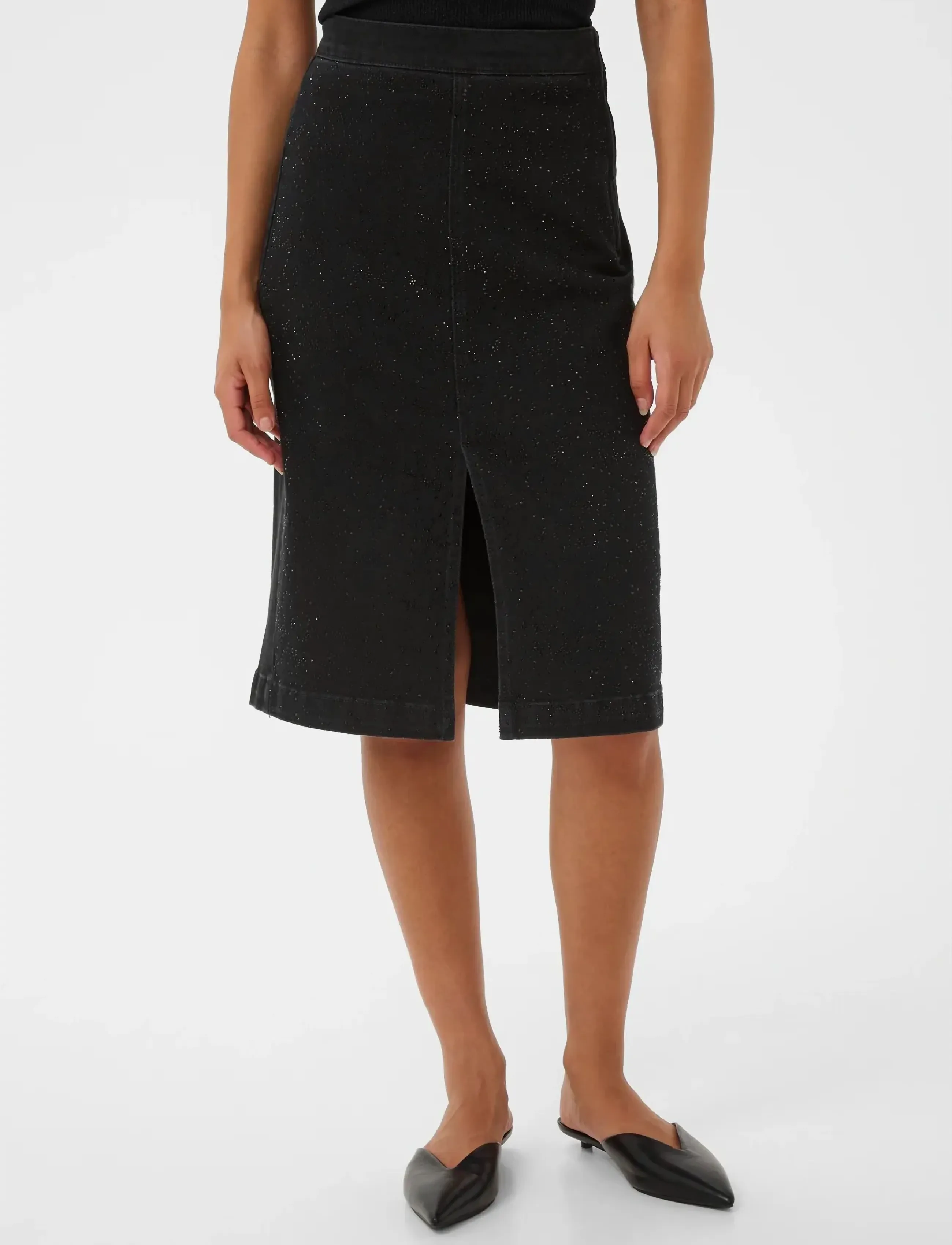 InWear AALIAIW PENCIL SKIRT - InWear - BLACK SHATTERED STONES / black