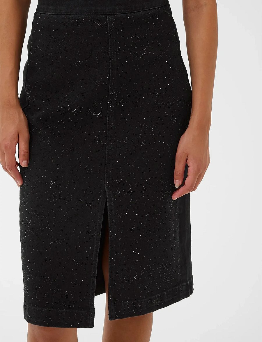 InWear - AALIAIW PENCIL SKIRT - bleistiftröcke - black shattered stones - 5