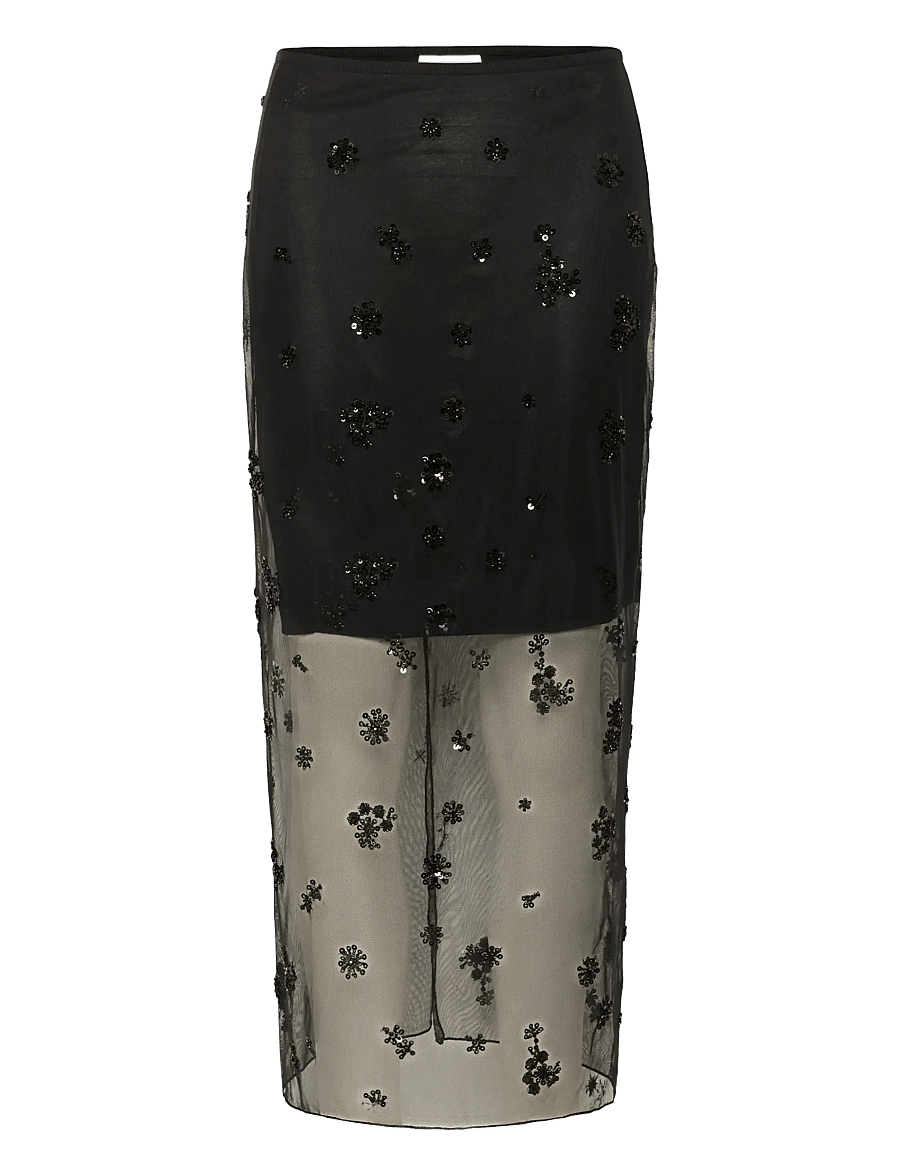 InWear - KUIIW SKIRT - maxi skirts - black - 1