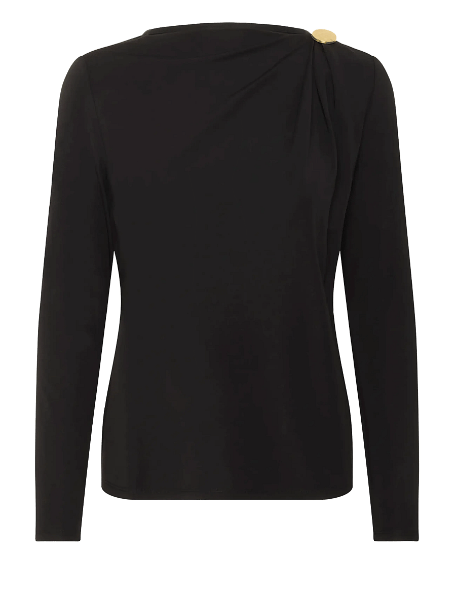 InWear - KASEYIW BLOUSE - langärmlige hemden - black - 1