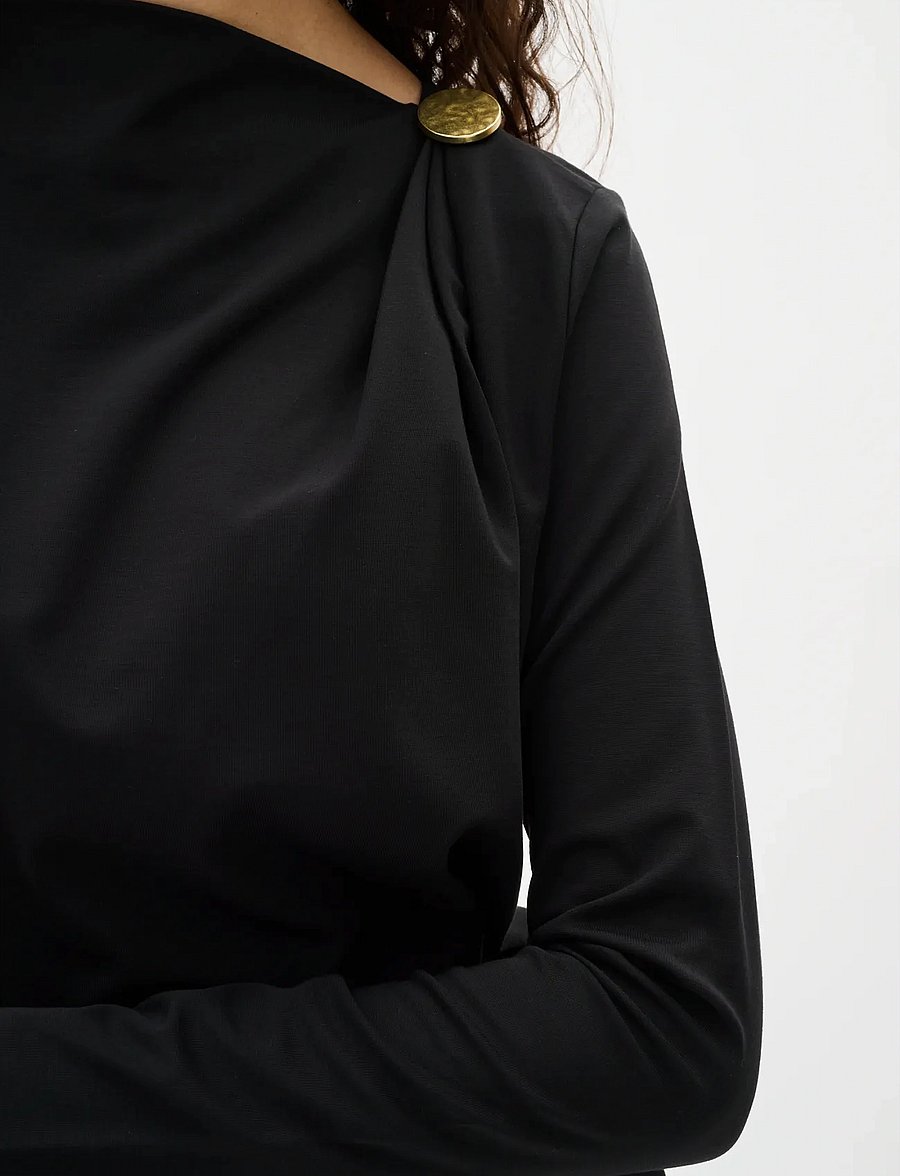 InWear - KASEYIW BLOUSE - langärmlige hemden - black - 5