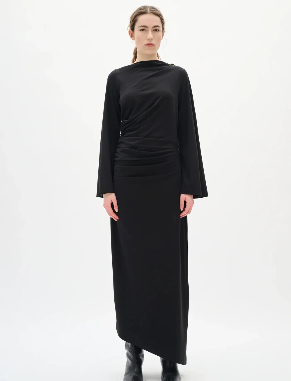 InWear - KASEYIW LONG DRESS - aftonklänningar - black - 3