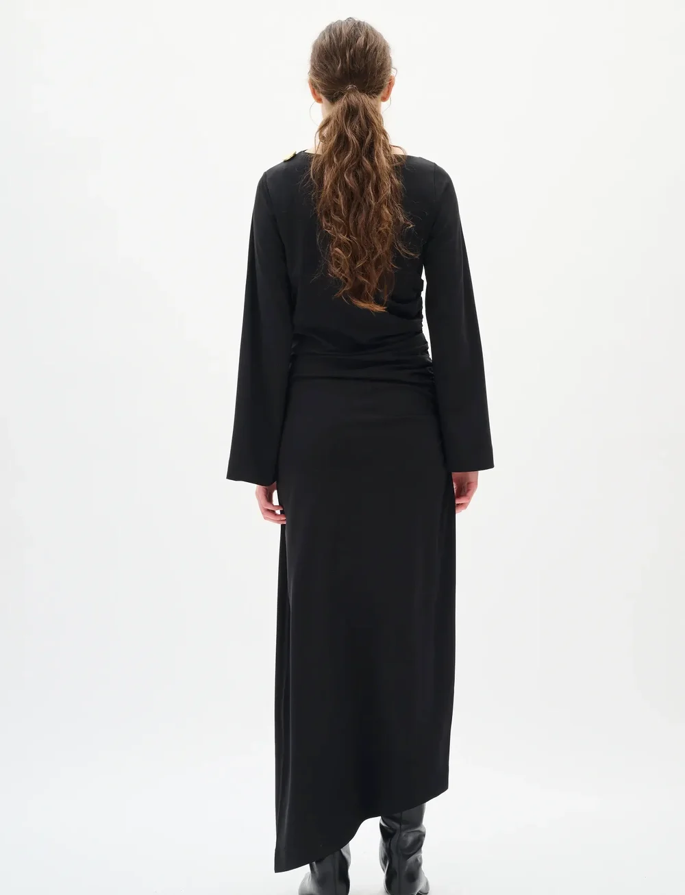 InWear - KASEYIW LONG DRESS - aftonklänningar - black - 4