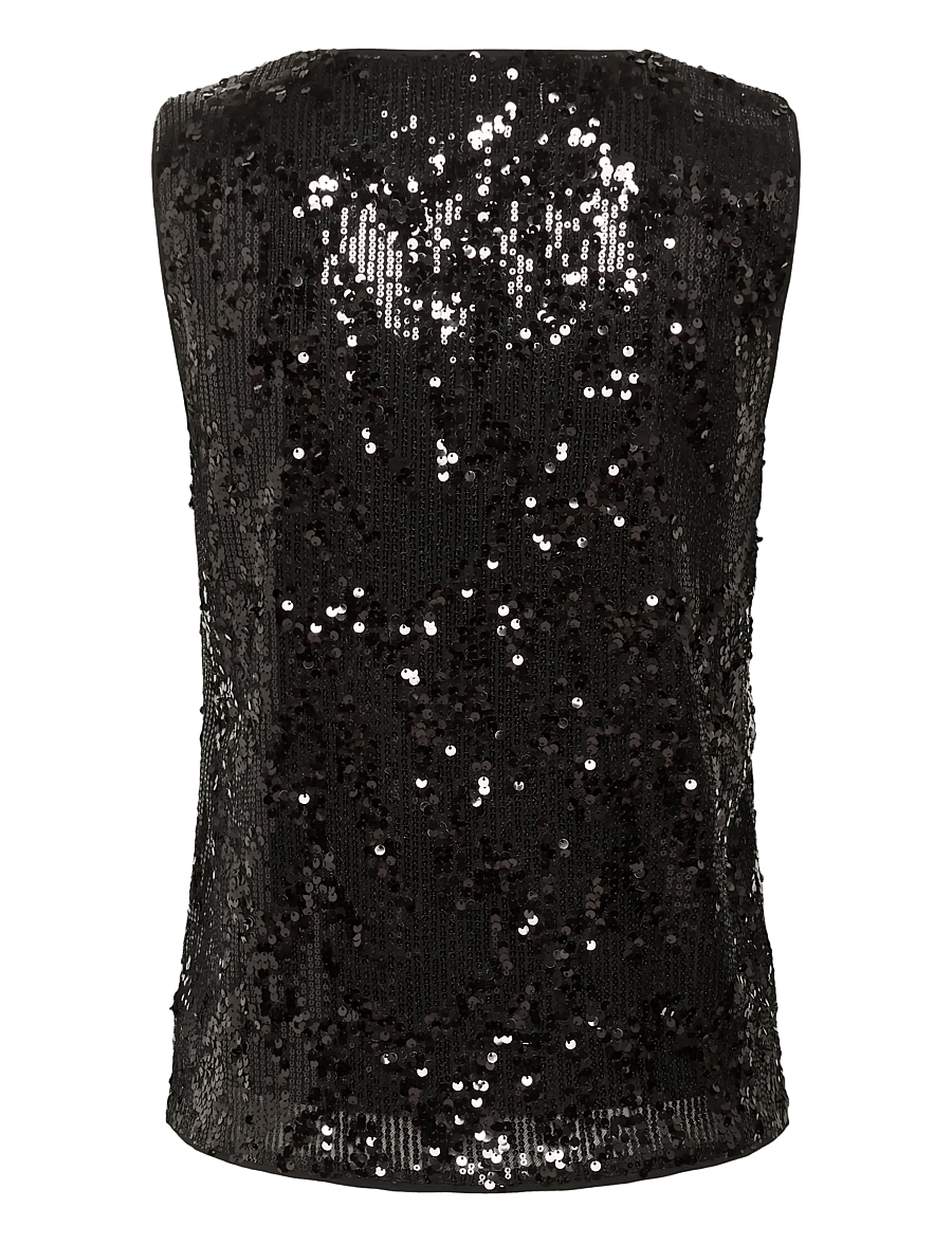 InWear - KIMBAIW TOP - Ærmeløse bluser - black - 2