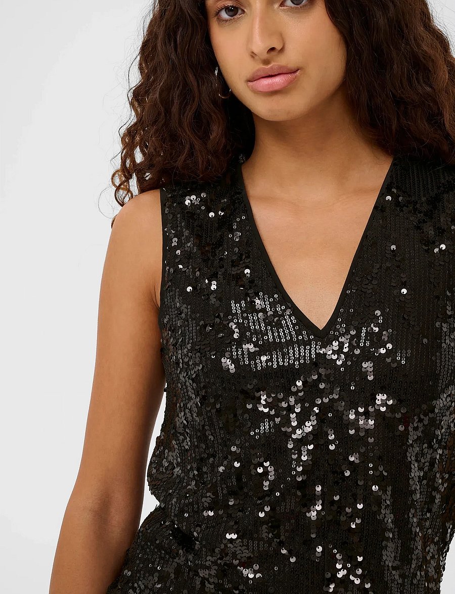 InWear - KIMBAIW TOP - Ærmeløse bluser - black - 5