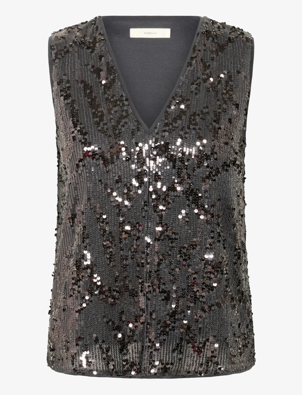 InWear - KIMBAIW TOP - Ærmeløse bluser - silver - 1