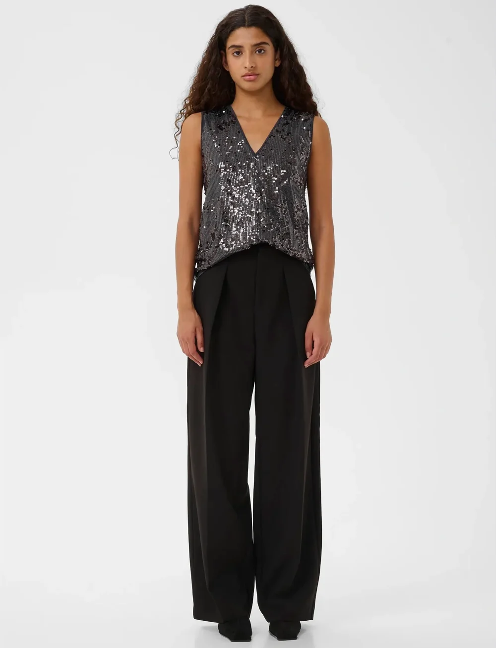 InWear - KIMBAIW TOP - Ærmeløse bluser - silver - 3