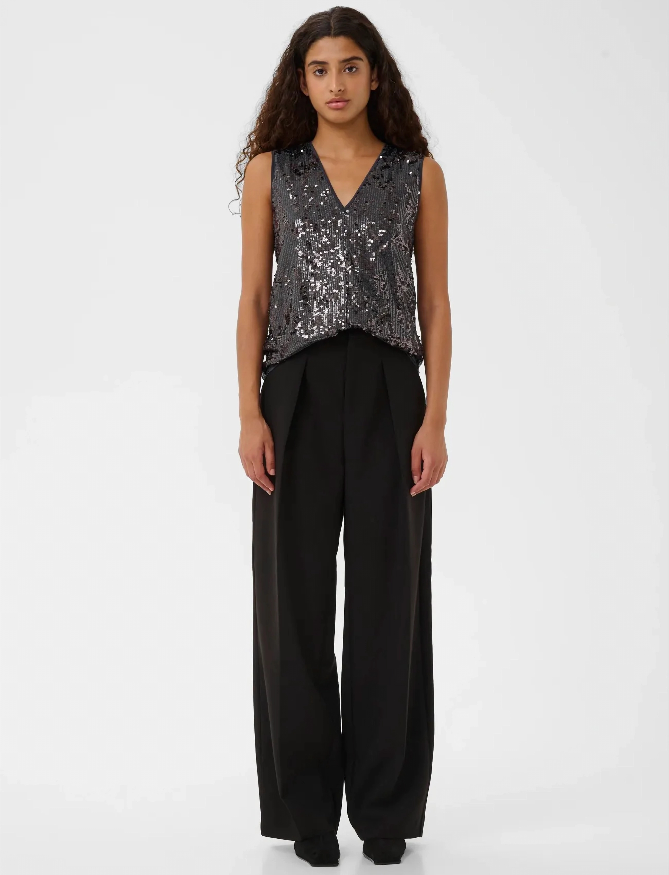 InWear - KIMBAIW TOP - Ærmeløse bluser - silver - 3