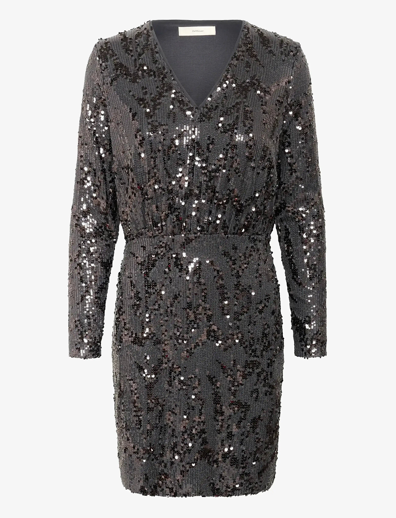 InWear - KIMBAIW DRESS - paljettklänningar - silver - 1