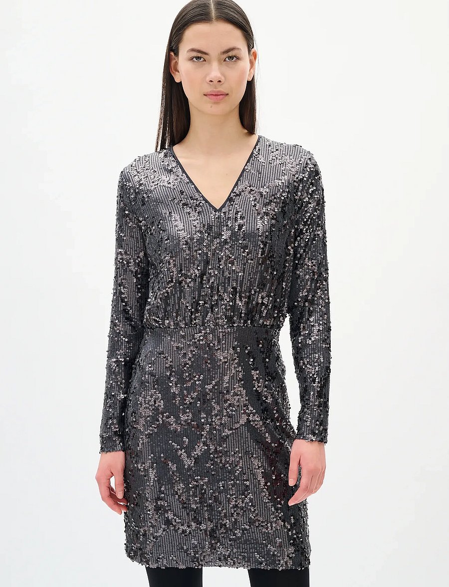 InWear - KIMBAIW DRESS - litritega kleidid - silver - 0
