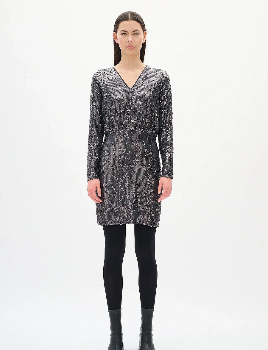 InWear - KIMBAIW DRESS - litritega kleidid - silver - 3
