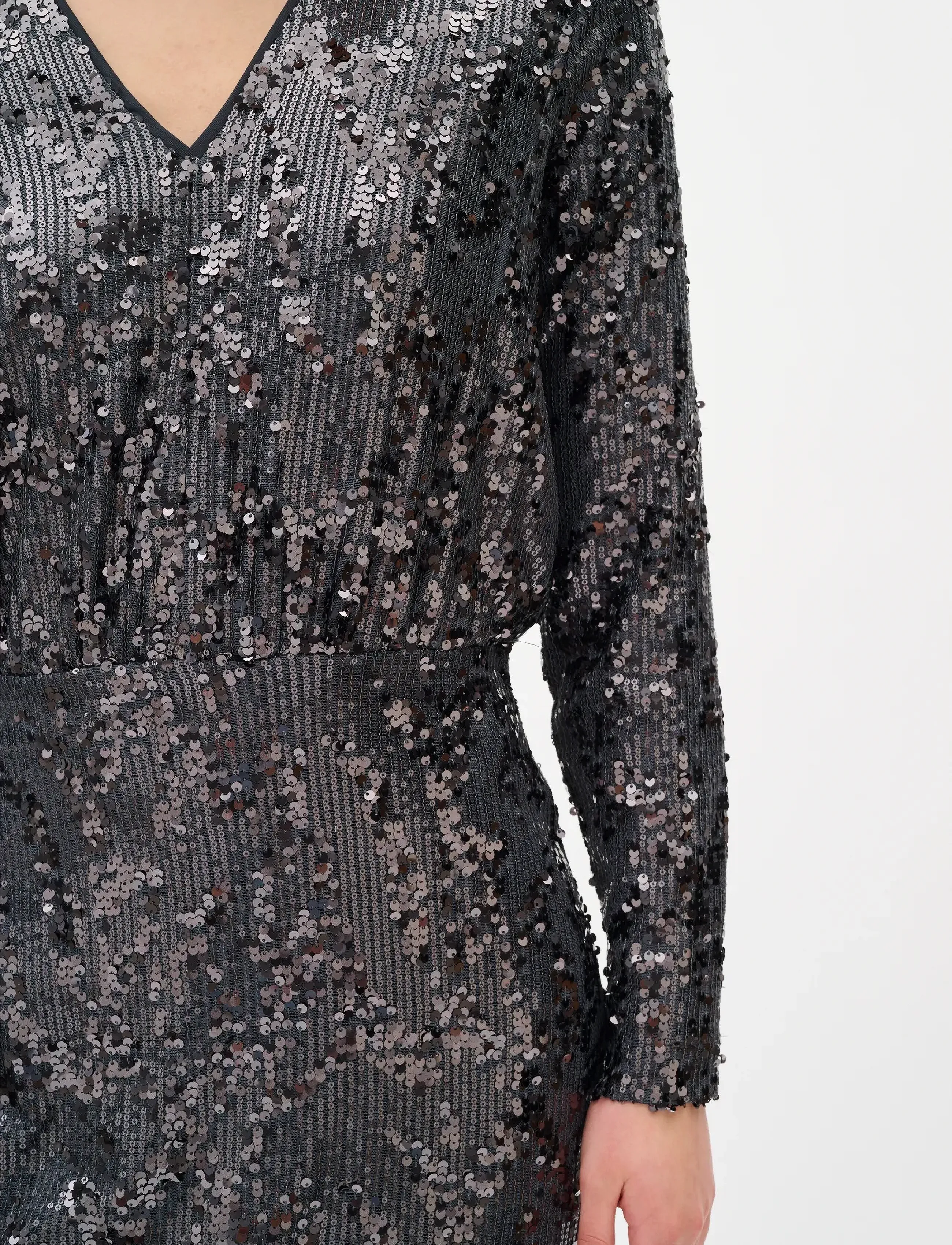 InWear - KIMBAIW DRESS - pailletkjoler - silver - 5