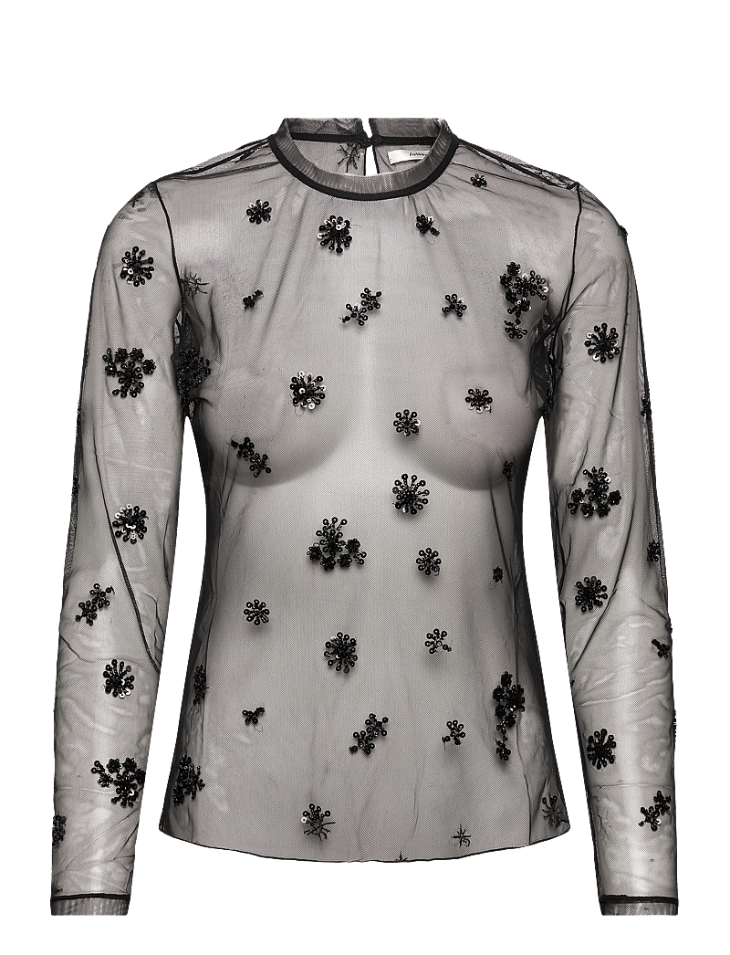 InWear - KUIIW LS BLOUSE - bluzki z długimi rękawami - black - 1