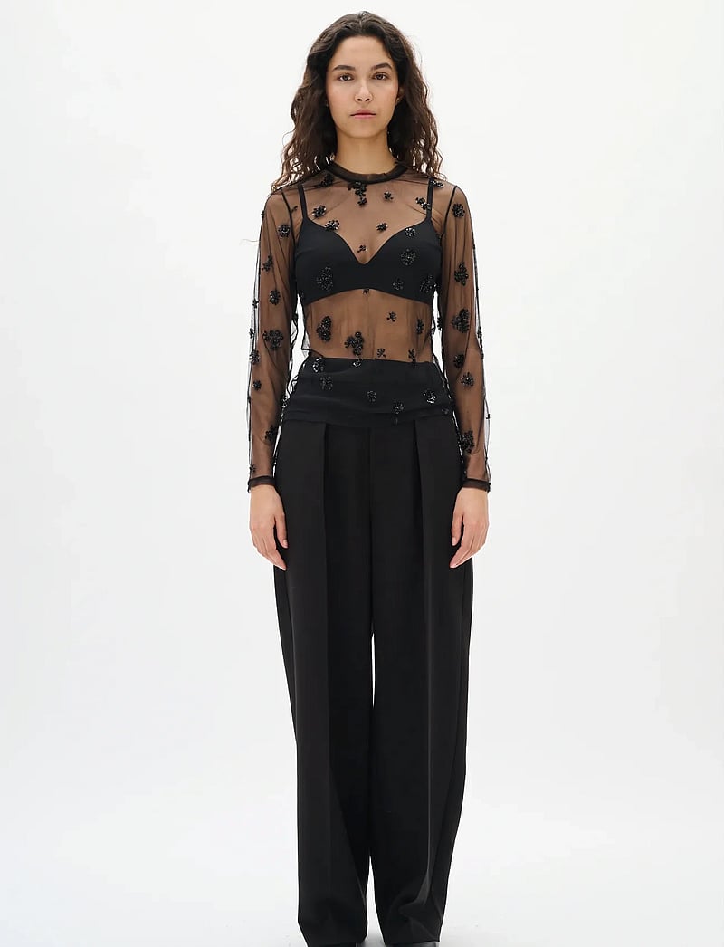 InWear - KUIIW LS BLOUSE - bluzki z długimi rękawami - black - 3