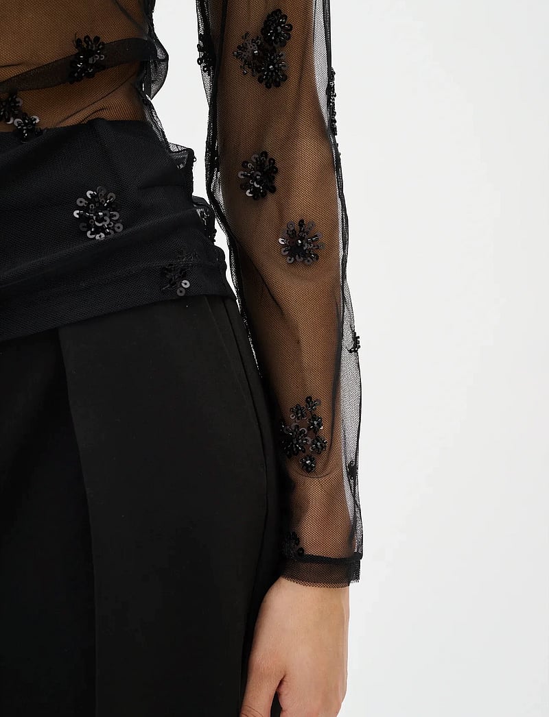 InWear - KUIIW LS BLOUSE - bluzki z długimi rękawami - black - 5