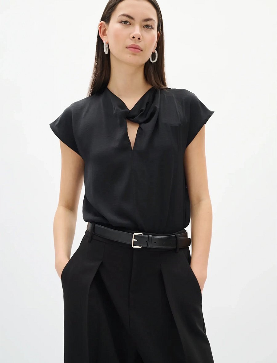 InWear - KRITHIW KOTO TOP - Ärmellose tops - black - 0