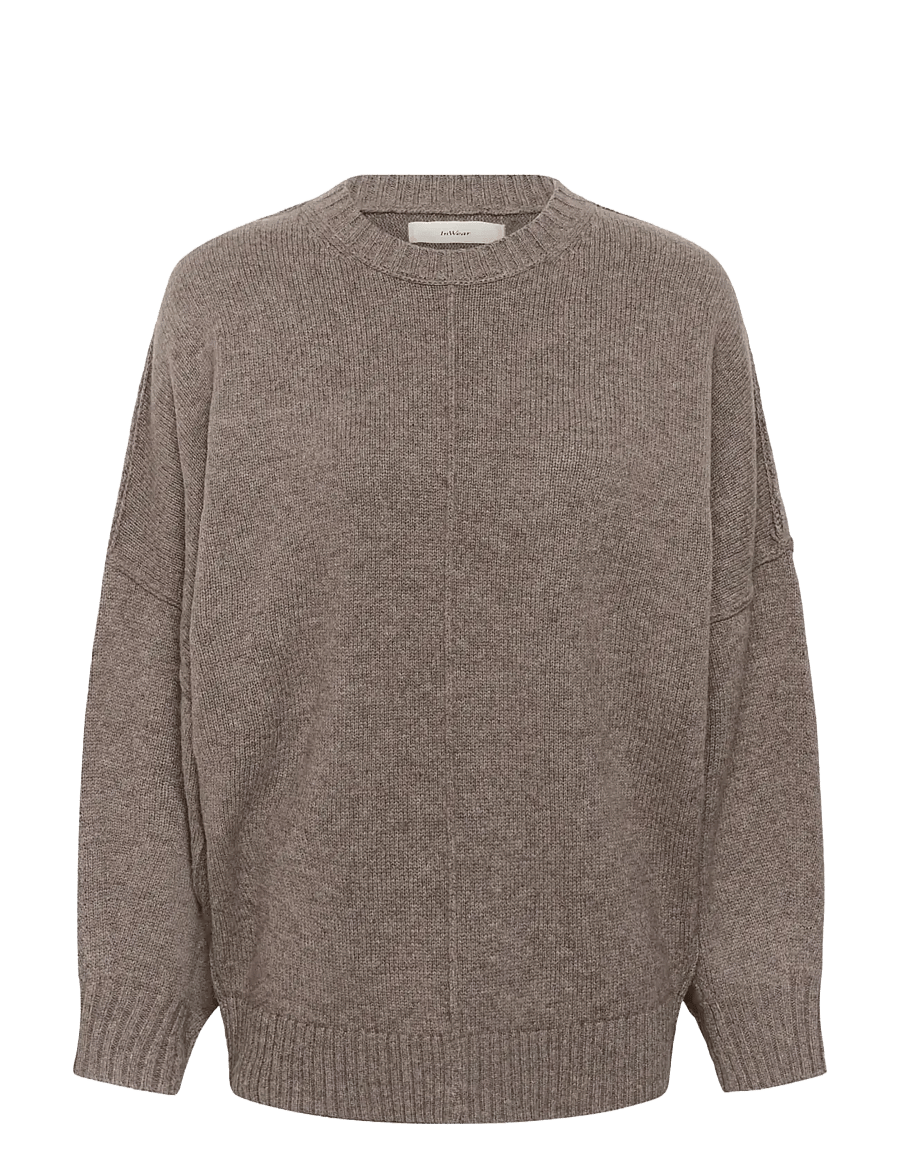 InWear - NOOMIIW KAXY PULLOVER - jumpers - cinder melange - 1