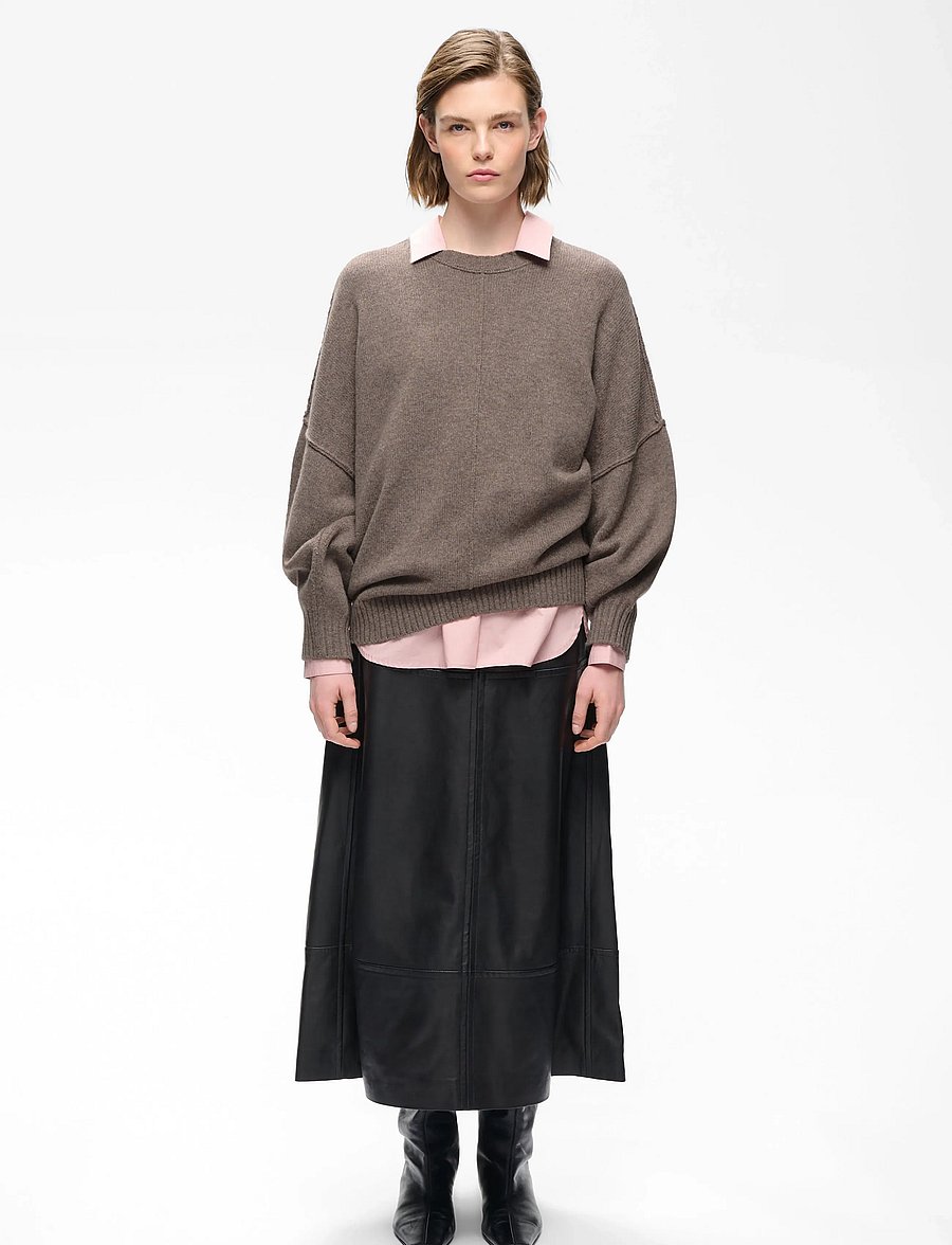 InWear - NOOMIIW KAXY PULLOVER - jumpers - cinder melange - 0