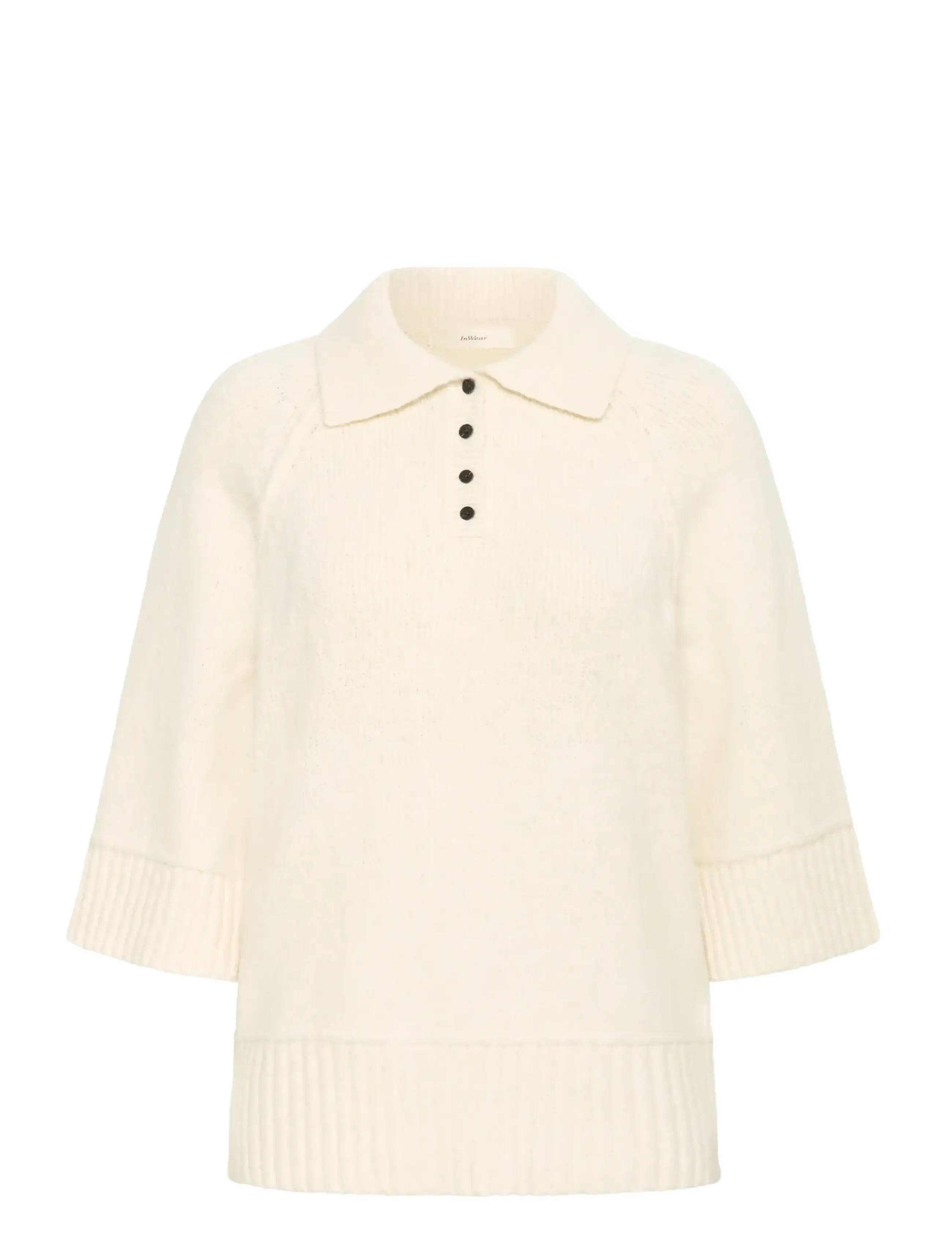 InWear NUMAIW POLO - Officewear - WHISPER WHITE / cream