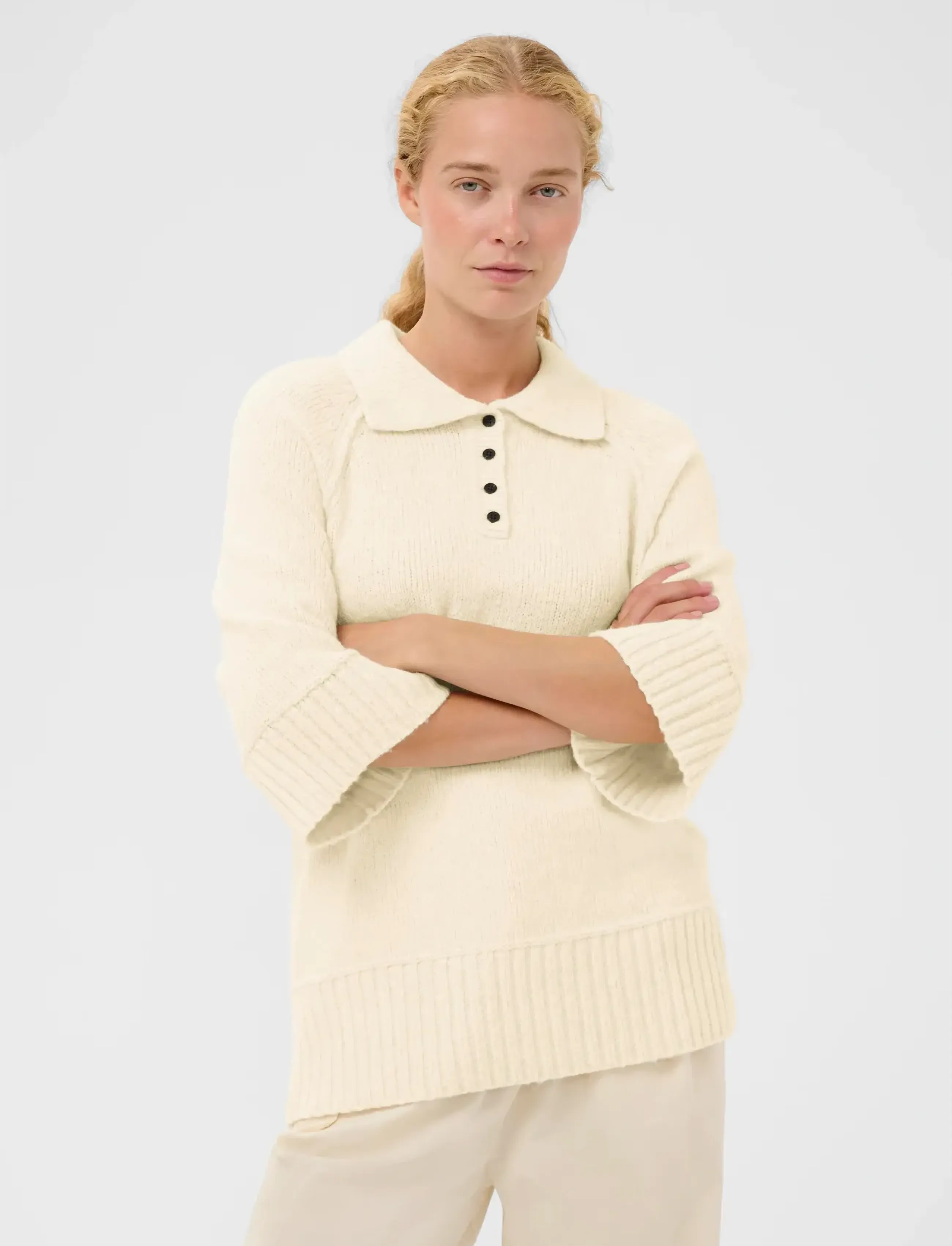 InWear NUMAIW POLO - Hemden - WHISPER WHITE / cream