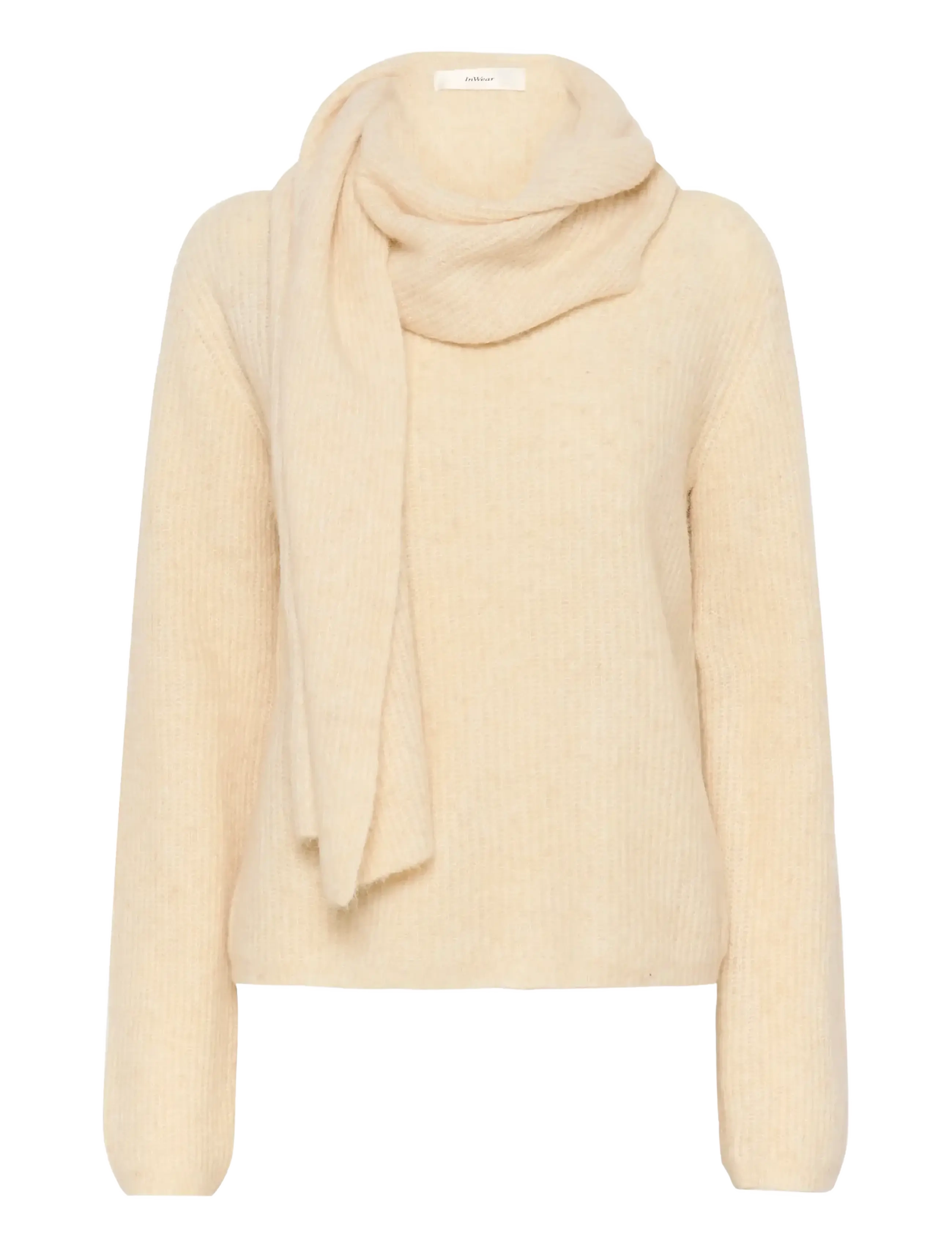 InWear NURITIW PULLOVER - BACK TO WORK - ECRU / cream