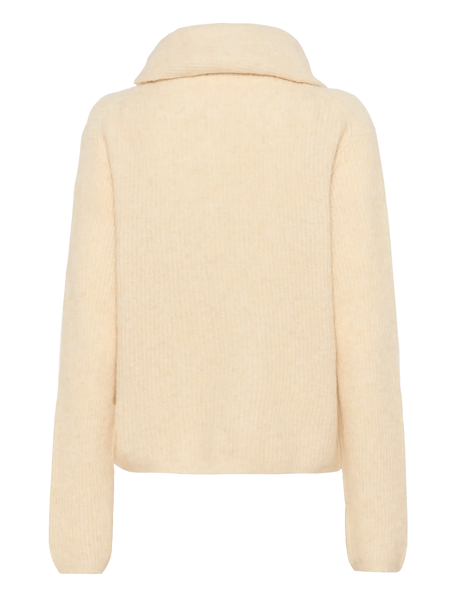InWear - NURITIW PULLOVER - striktrøjer - ecru - 2