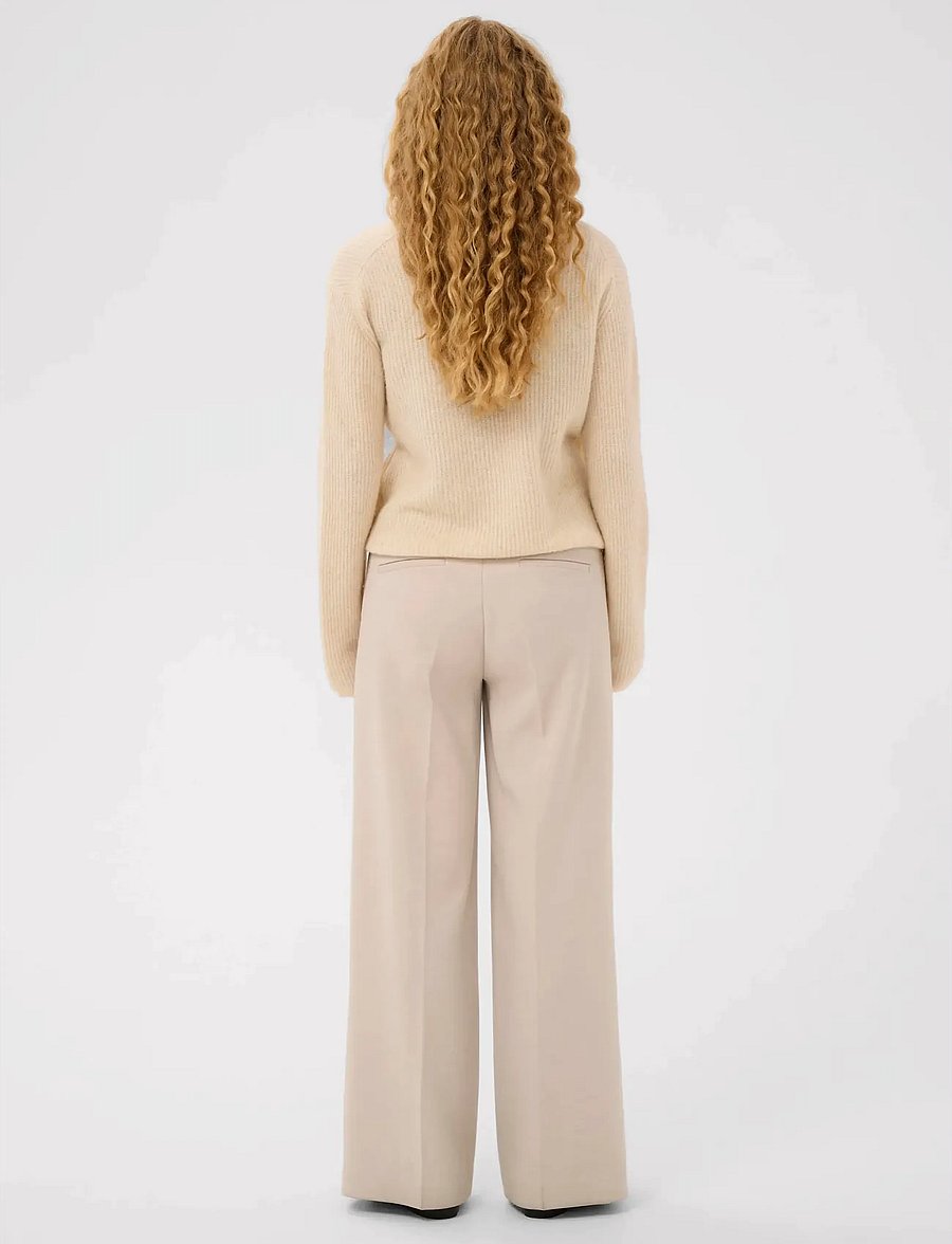 InWear - NURITIW PULLOVER - striktrøjer - ecru - 4
