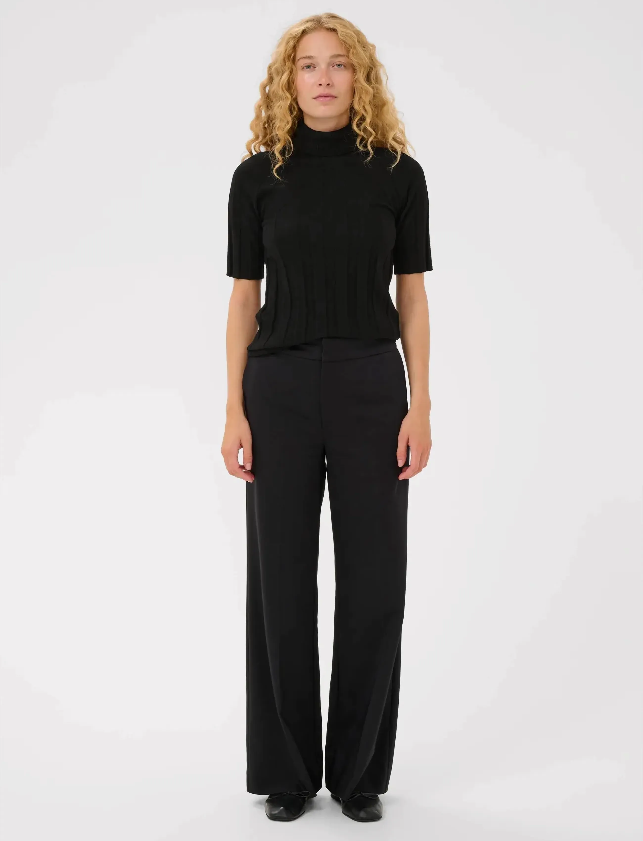 InWear - NIKOLAIW KELLSIE SS PULLOVER - kaschmir - black - 3