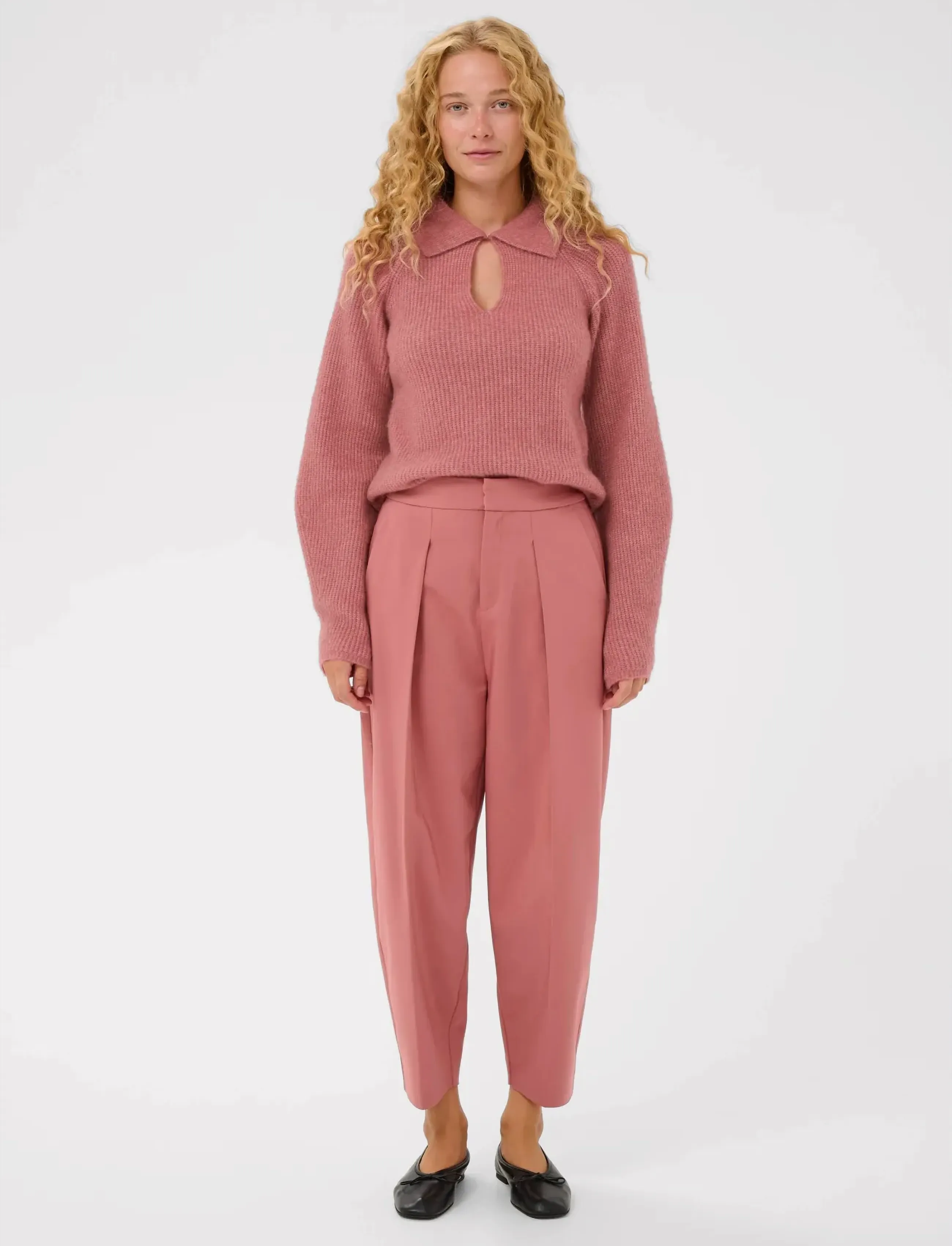 InWear - NIASIW POLO - striktrøjer - withered rose - 3