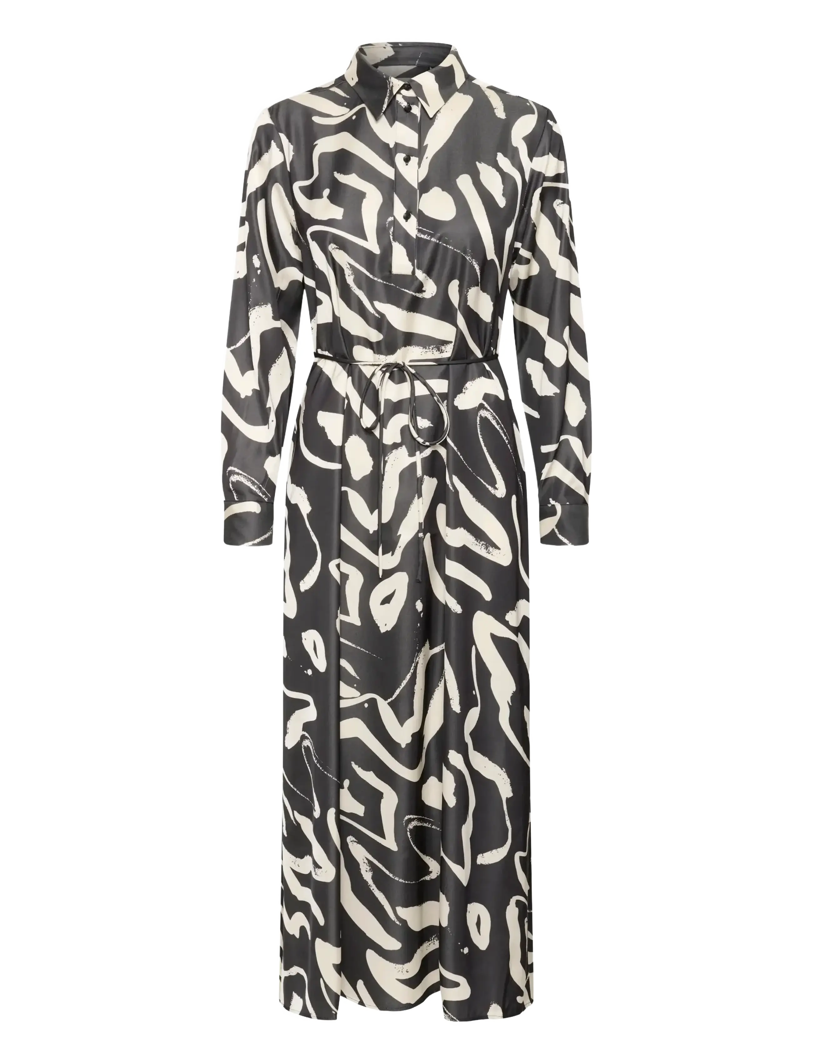 GAIAAIW DRESS - BLACK ART STROKES 1